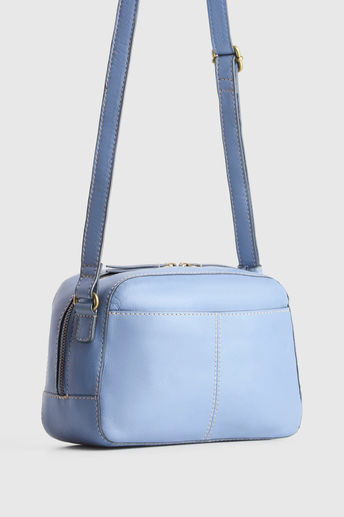 Connie Leather Crossbody Bag - Image 3