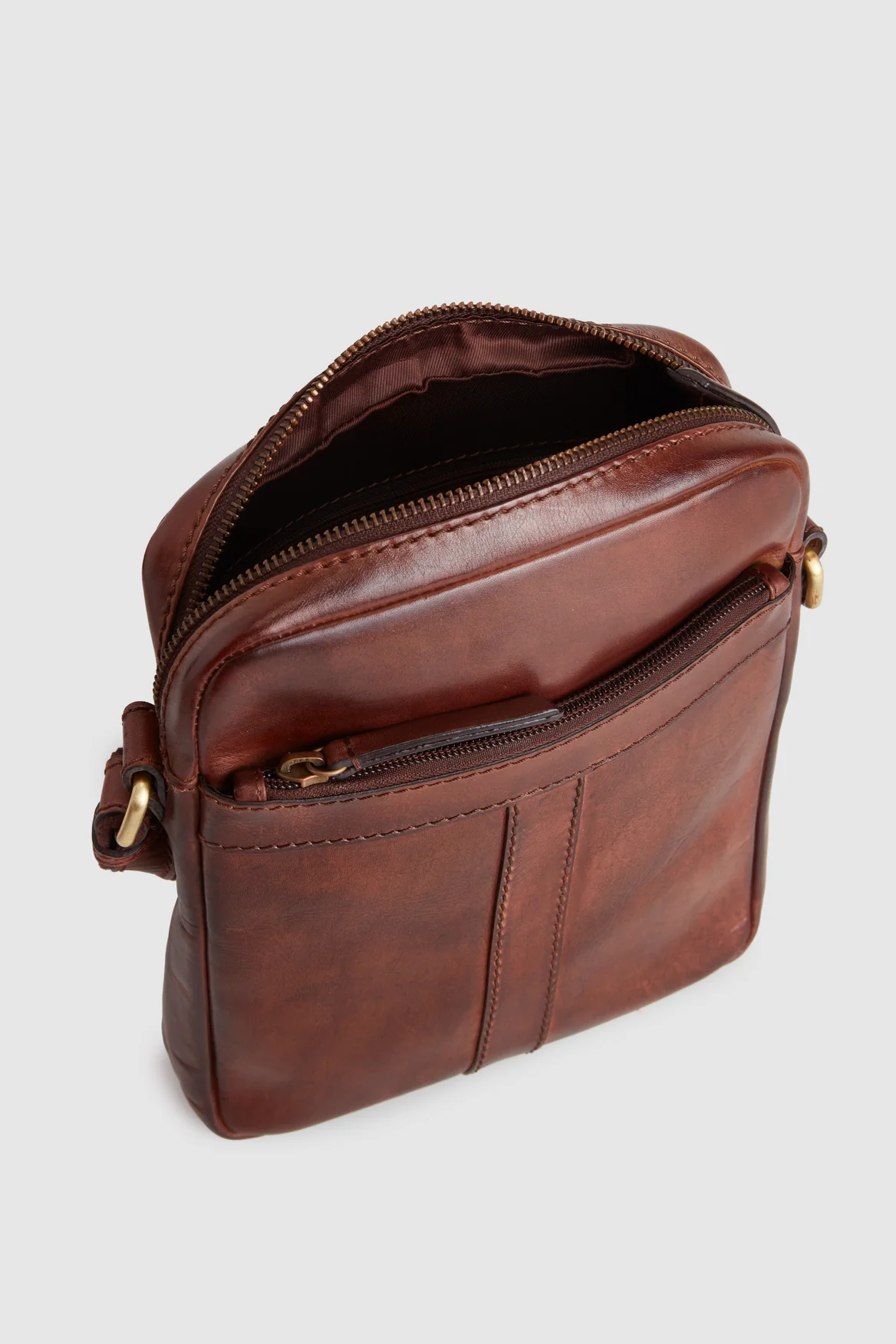 Flynn Leather Medium Satchel - Image 4