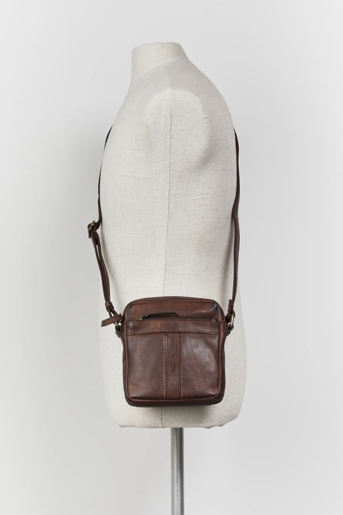 Flynn Leather Mini Satchel - Image 4