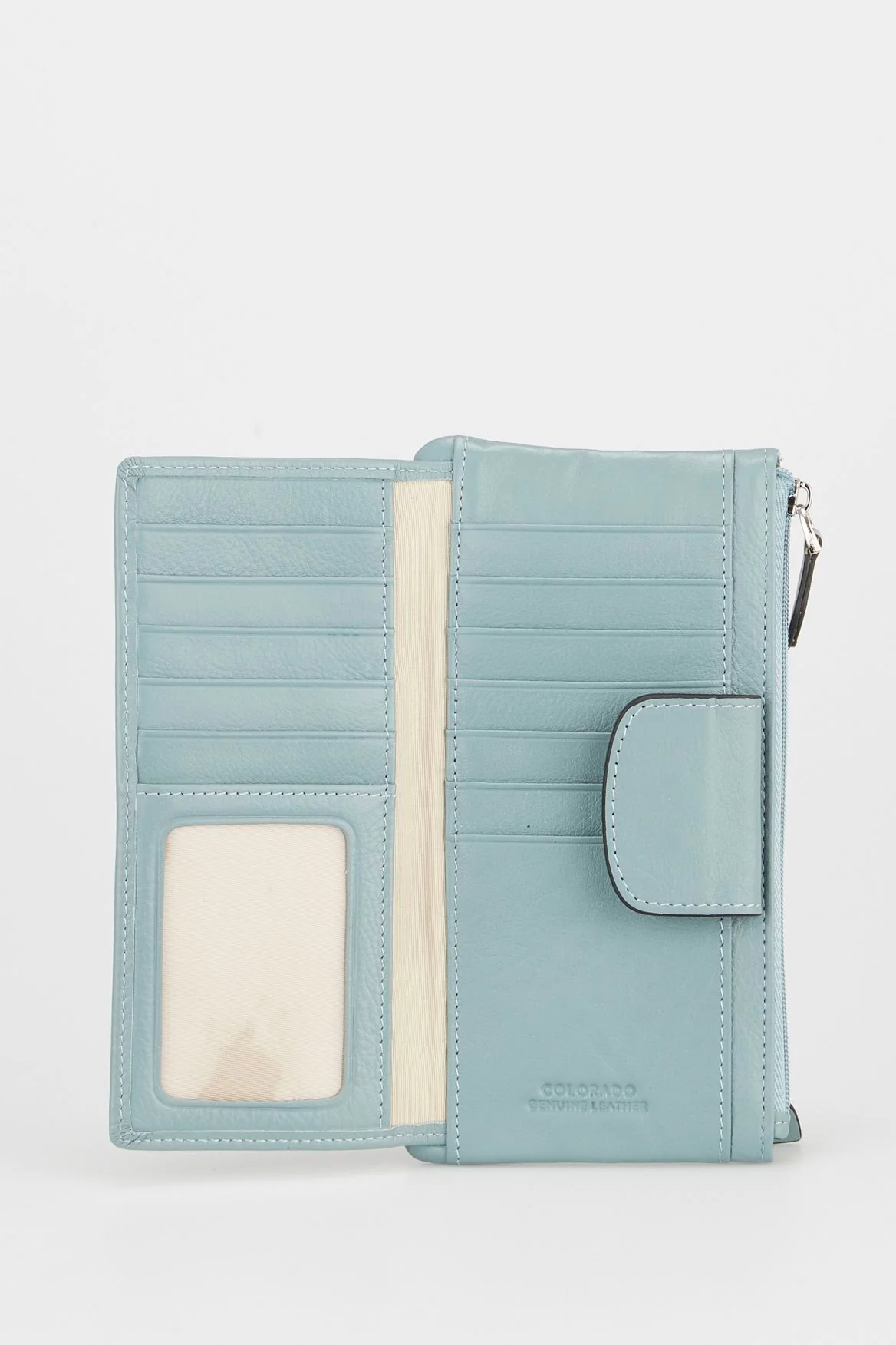 RFID Leather Medium Slim Purse - Image 3