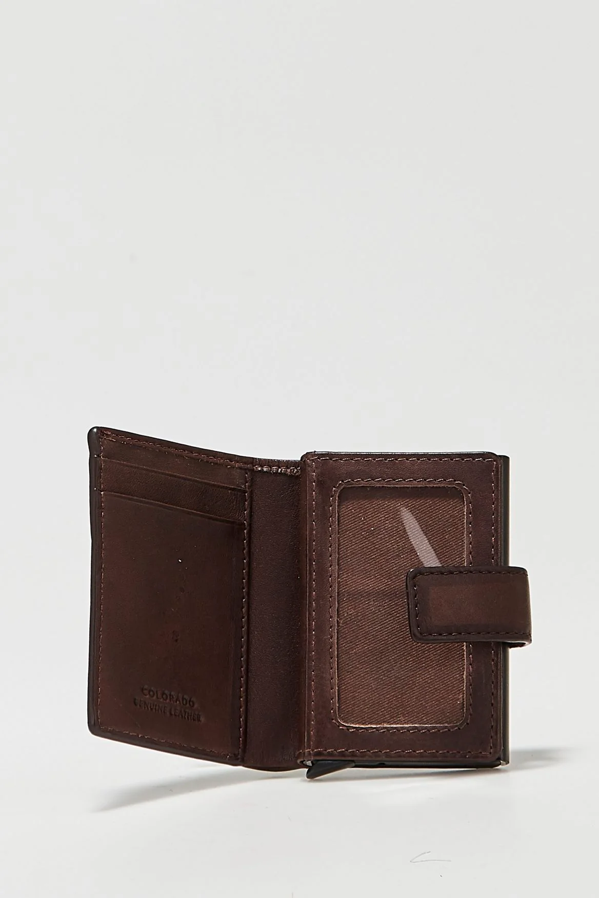 RFID Leather Pop Up CC Holder - Image 2