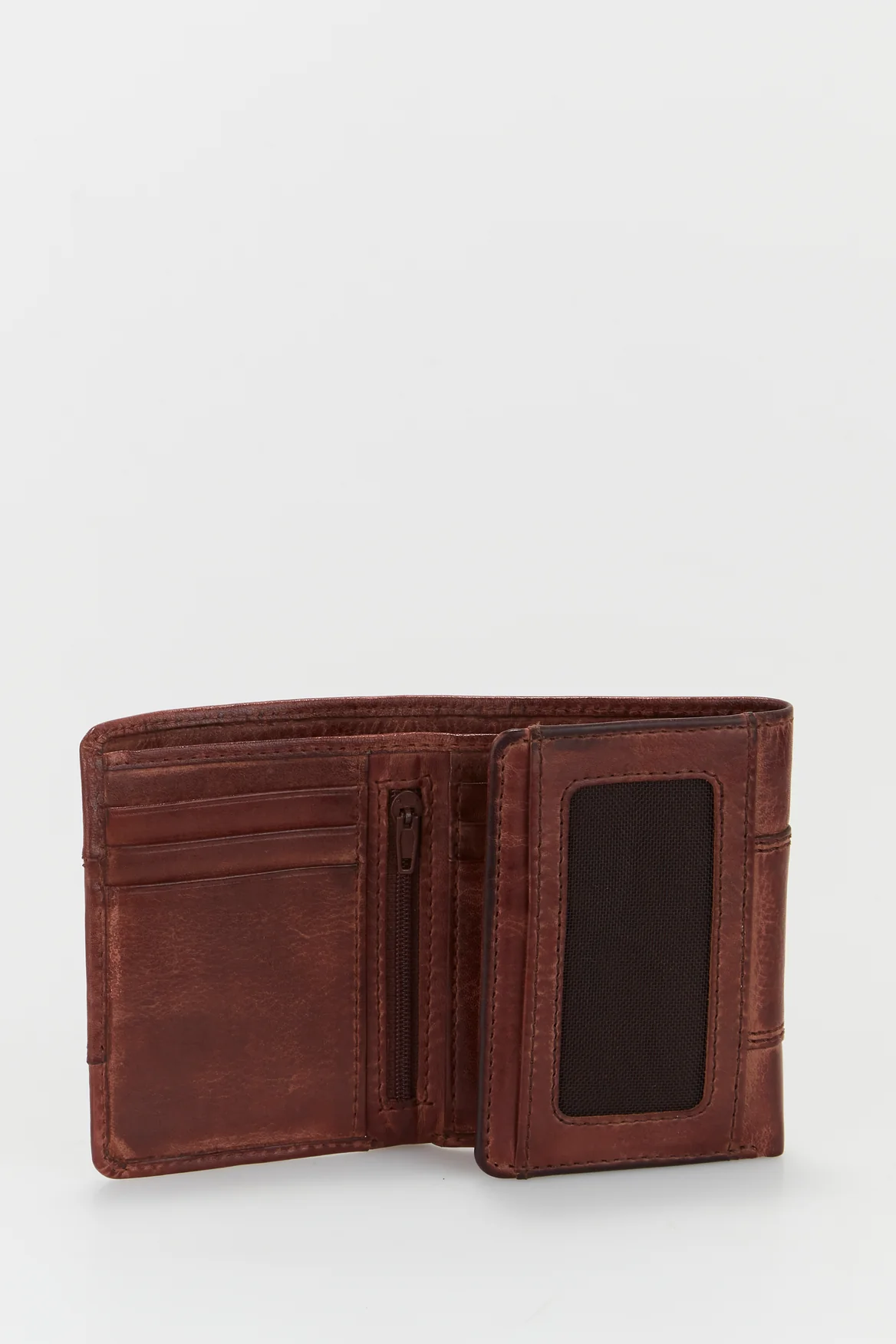 RFID Leather Trifold Wallet - Image 2