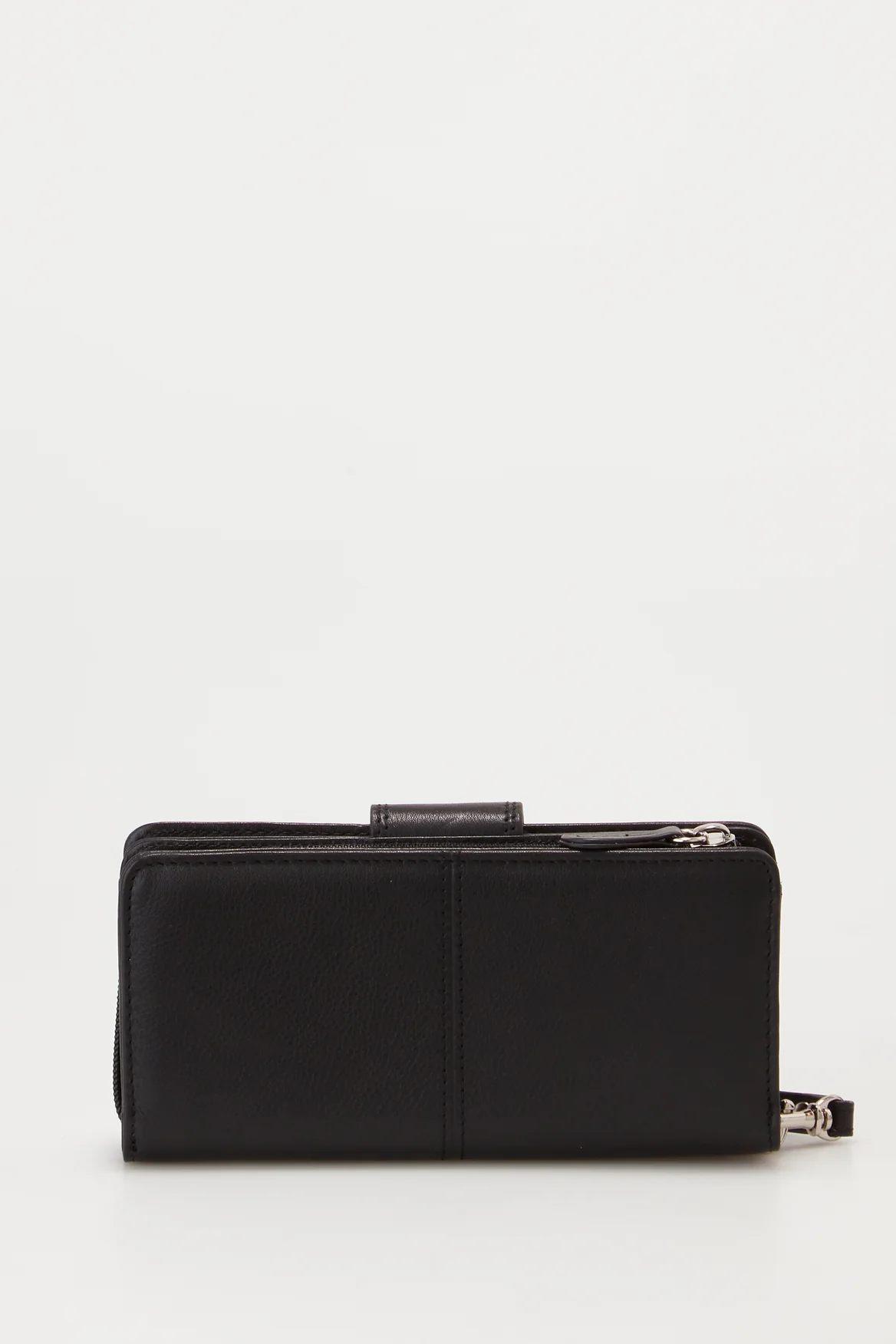 RFID Leather Zip Around Wallet - Image 4