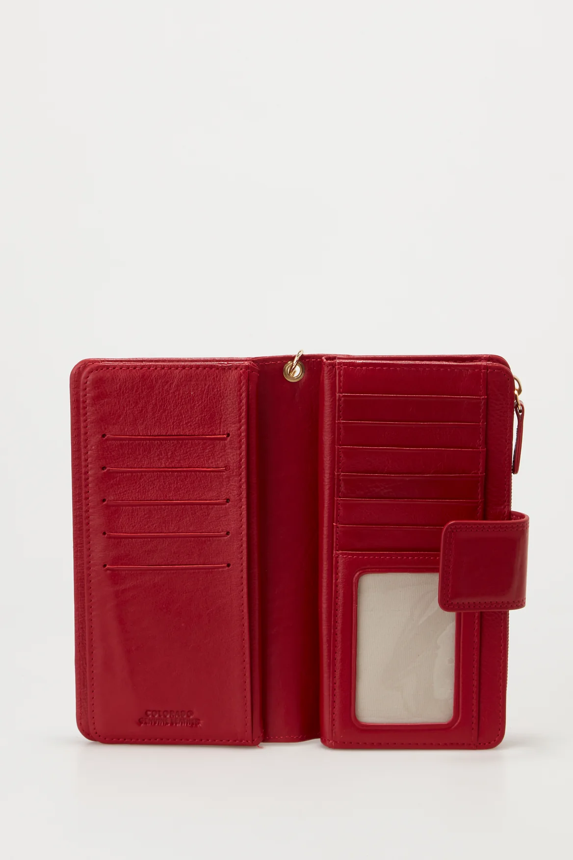 RFID Leather Zip Around Wallet - Image 3