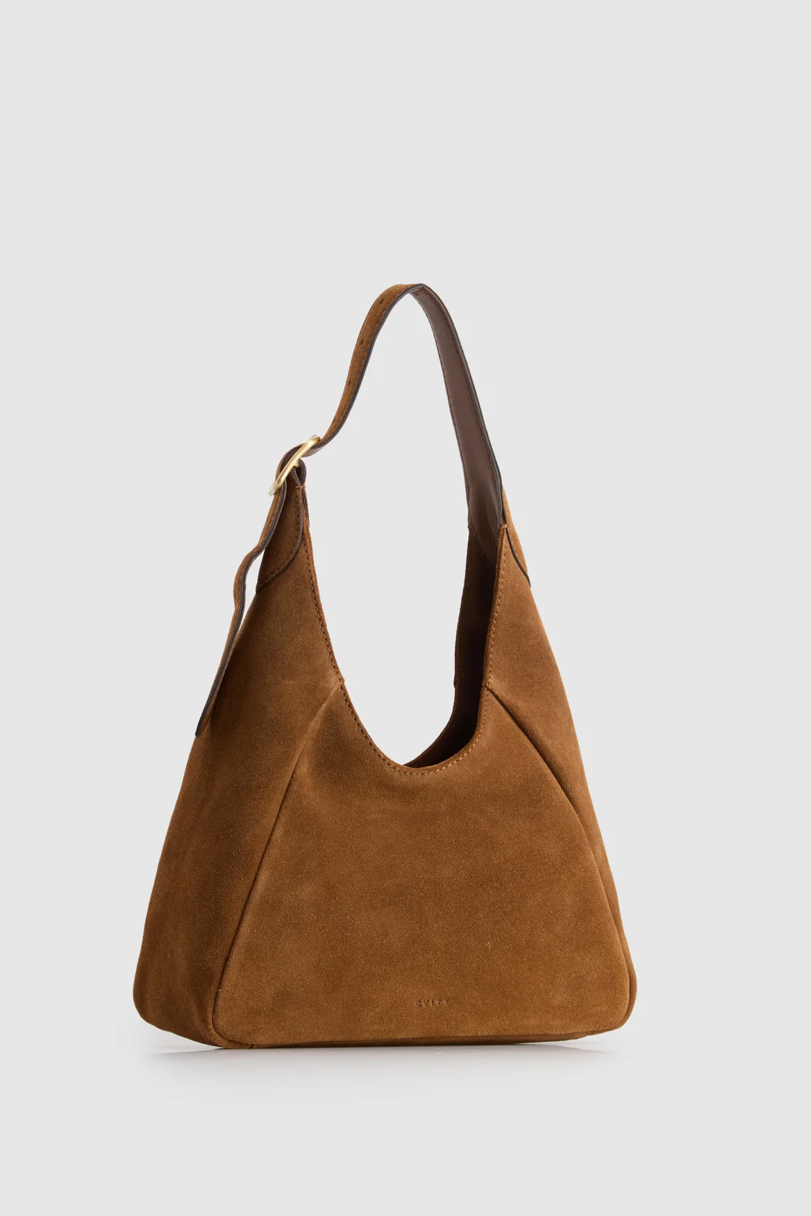 Alexa Leather Small Suede Hobo Bag - Image 2