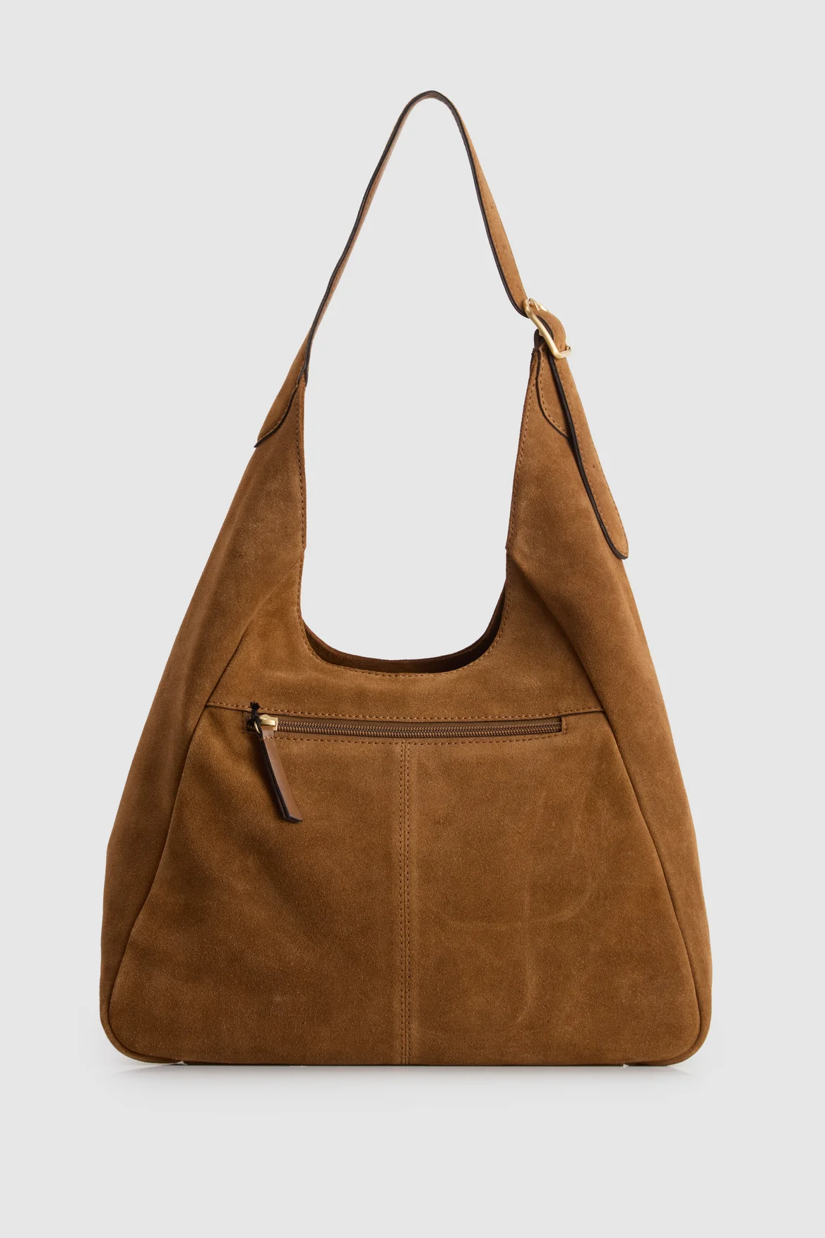 Alexa Leather Suede Hobo Bag - Image 3