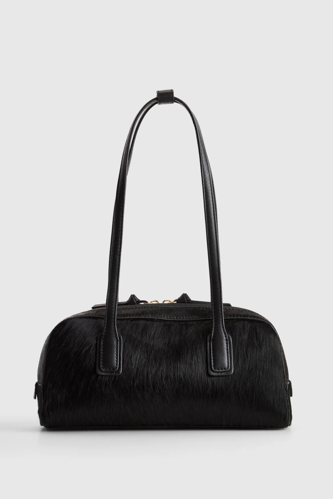 Anais Leather Bowling Bag - Image 3