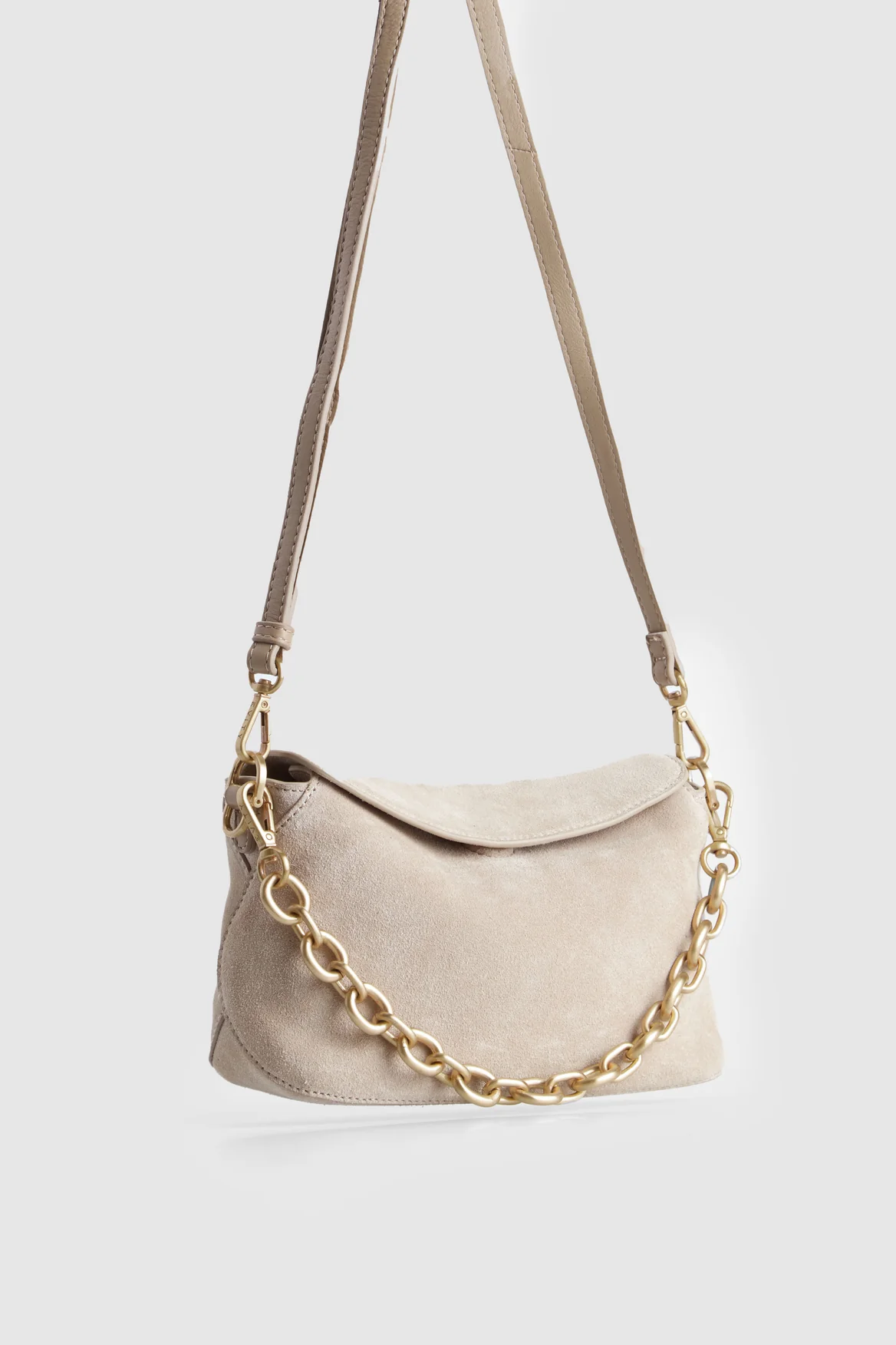 Clara Leather Chain Mini Grab Bag - Image 3