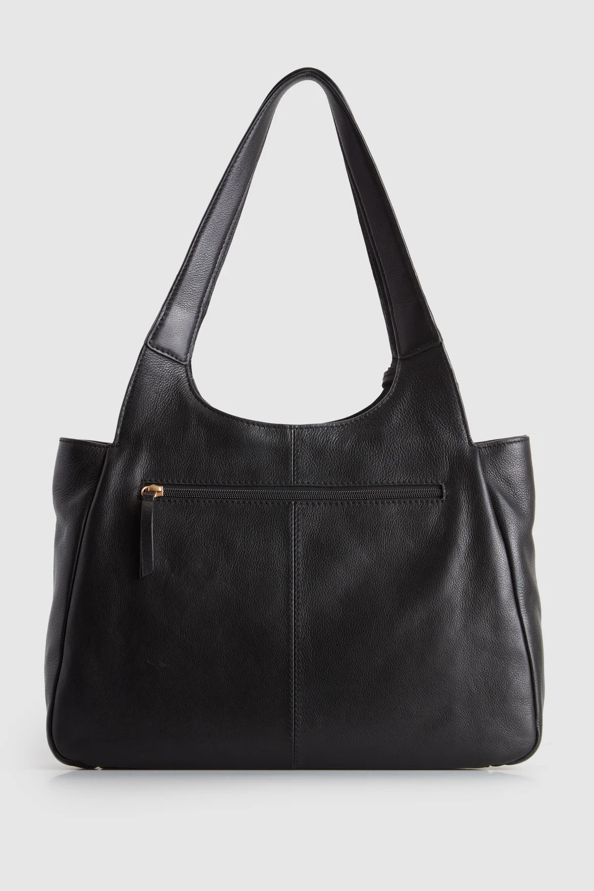 Clara Leather Charm Tote Bag - Image 3