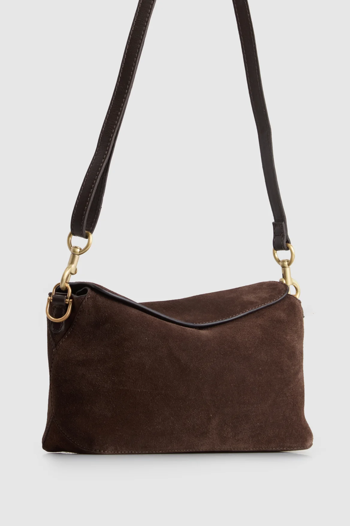 Clara Suede Leather Grab Bag - Image 2