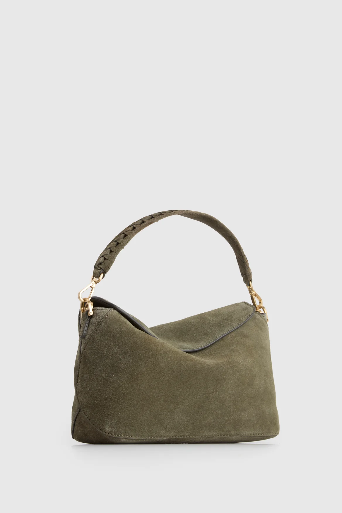 Clara Suede Leather Grab Bag - Image 2