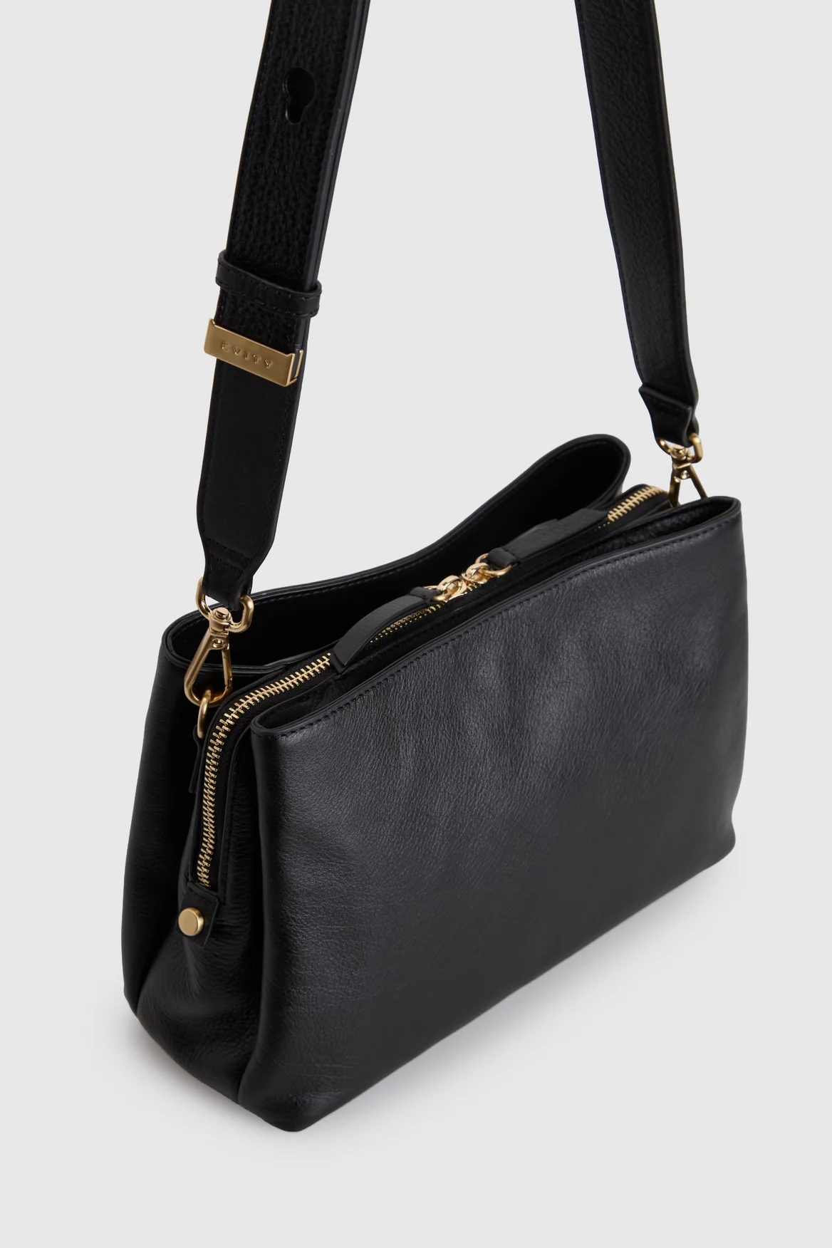 Clover Leather Crossbody Bag - Image 4