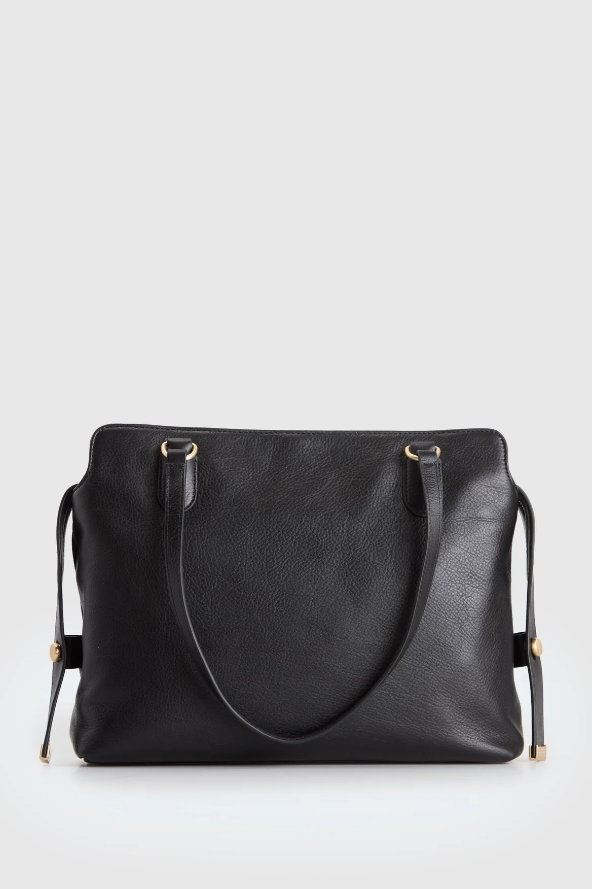Clover Leather Work Tote Bag - Image 3
