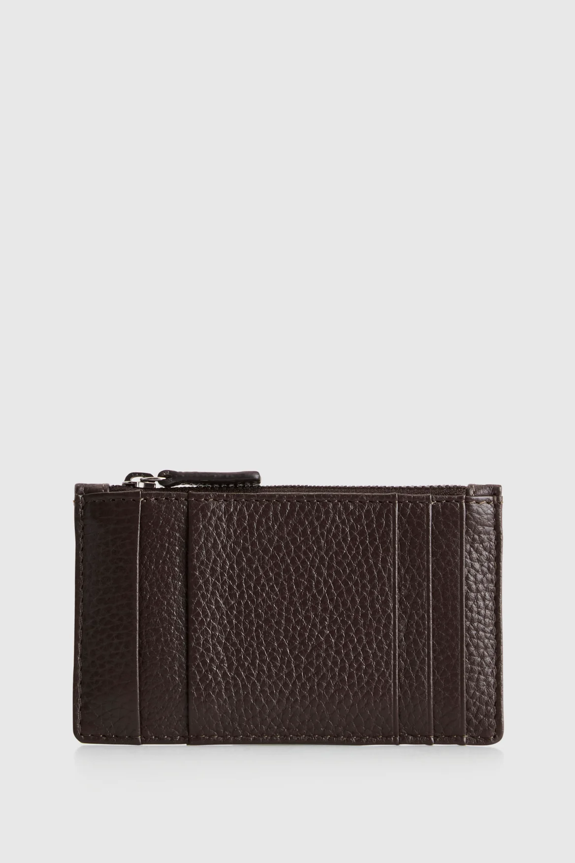 Ellis Leather Zip Card Holder - Image 2
