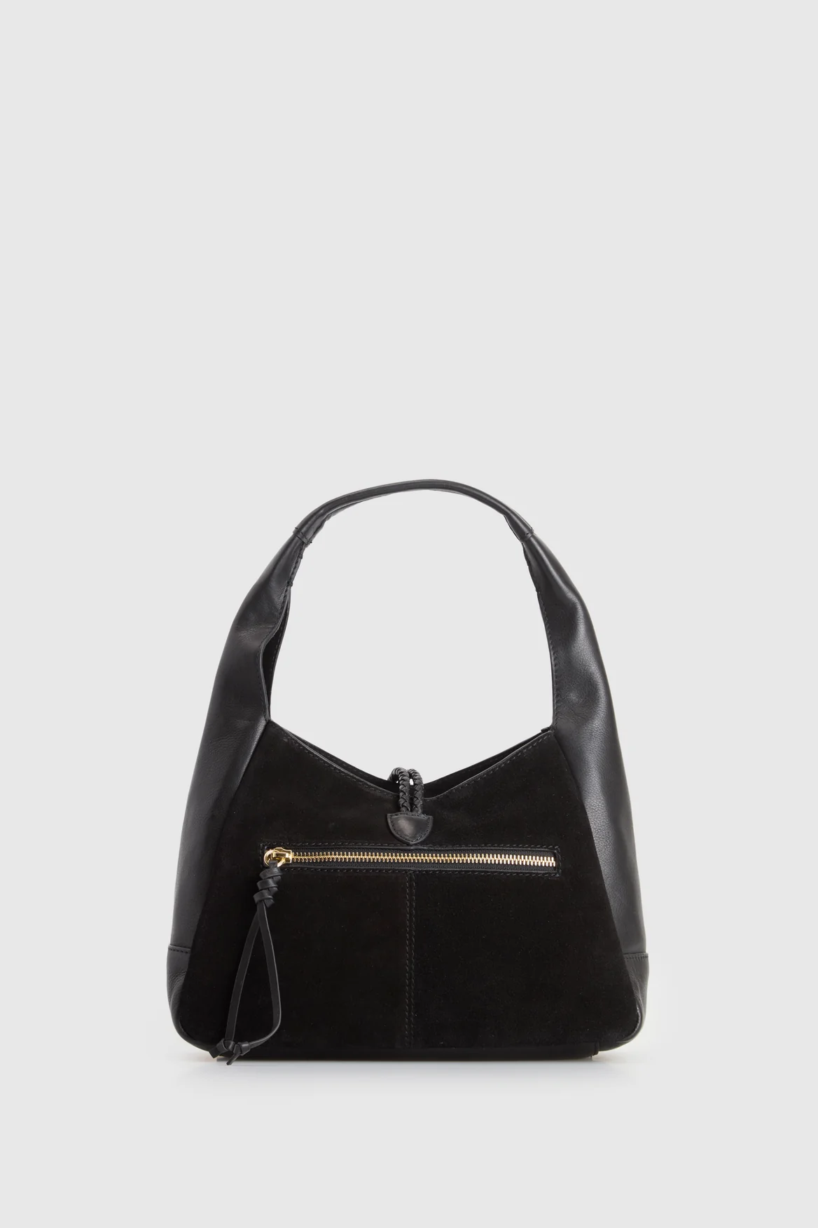 Emmy Leather Suede Hobo Bag - Image 3