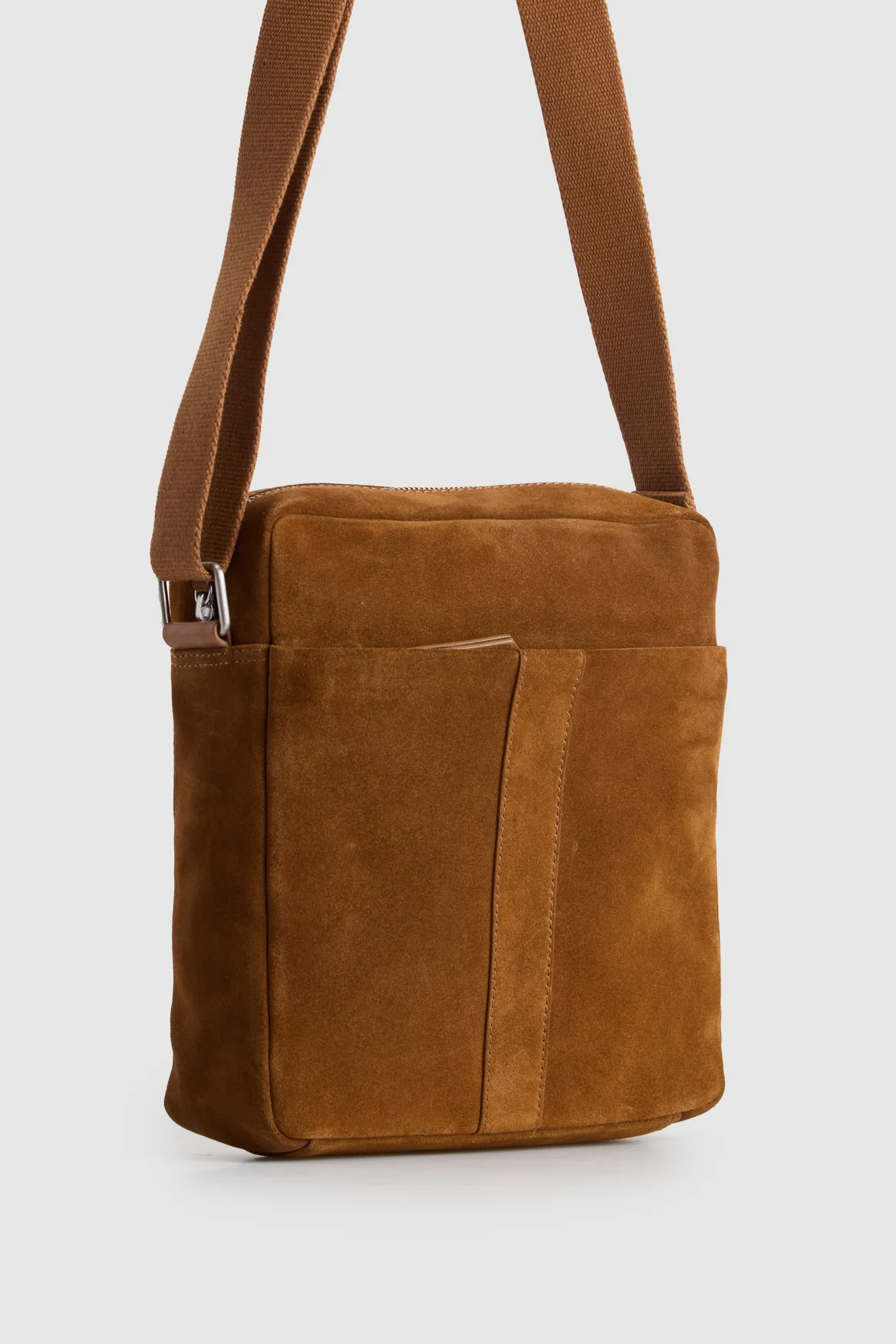Harris Suede Large NS Satchel - Image 3
