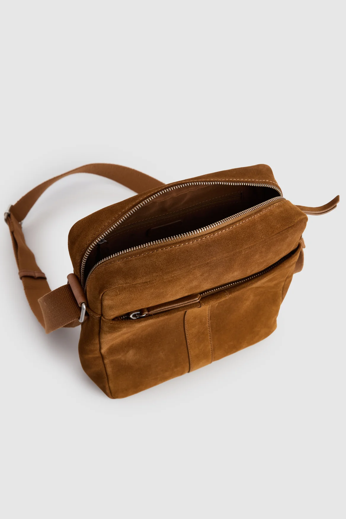 Harris Suede Large NS Satchel - Image 4