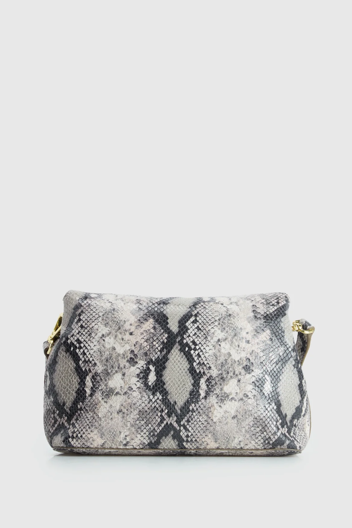 Iris Snake Leather Shoulder Bag - Image 3