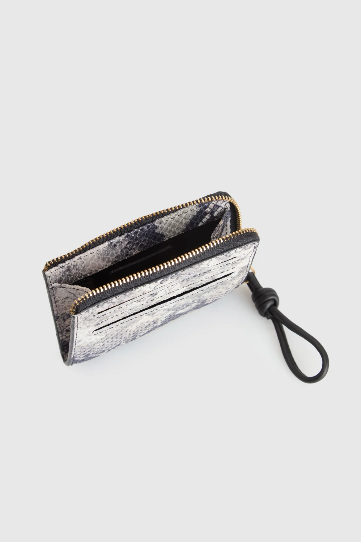 Iris Snake Print Leather Wallet - Image 3
