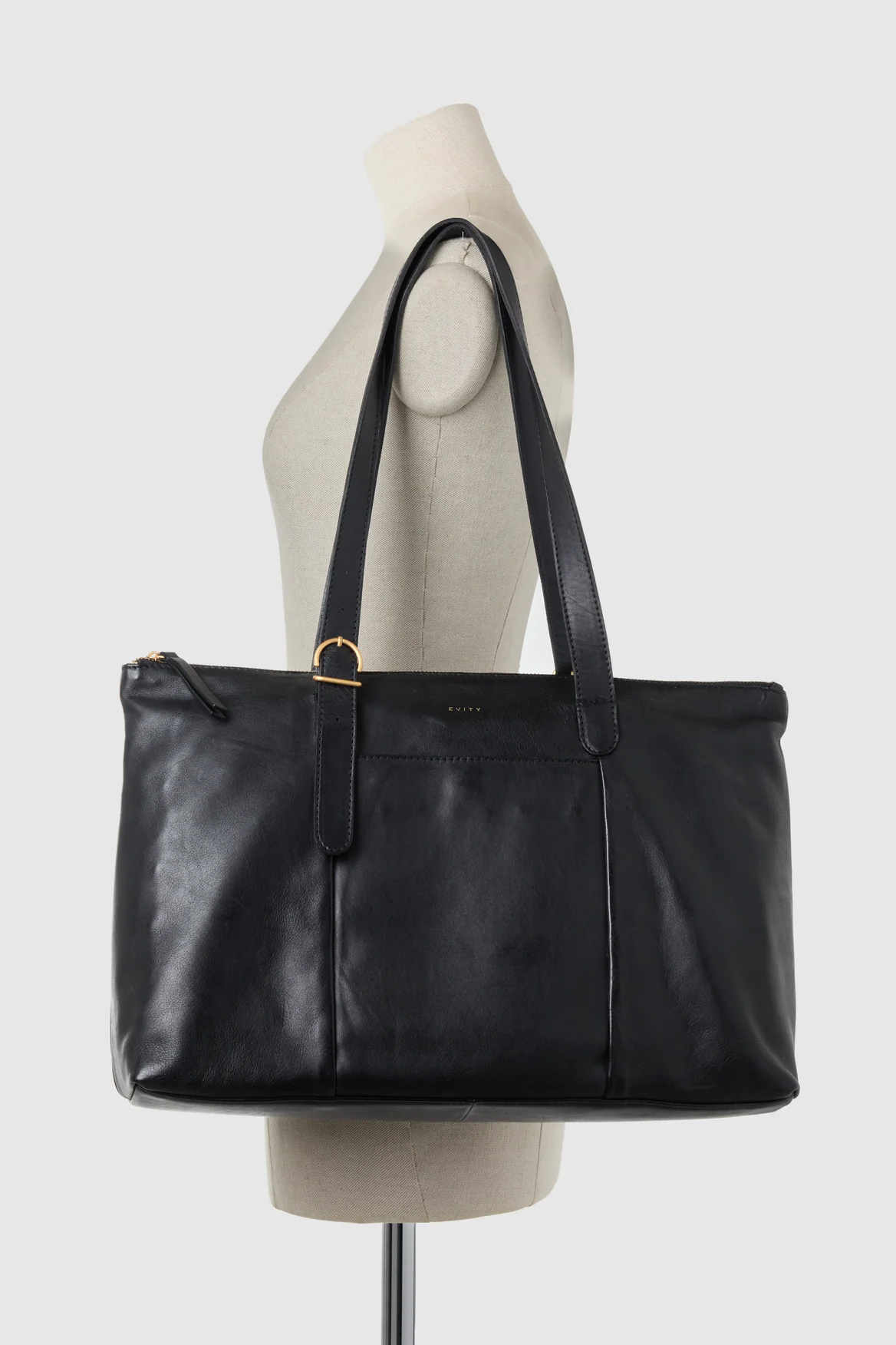 Ivy Leather Buckle Work Tote Bag - Image 4