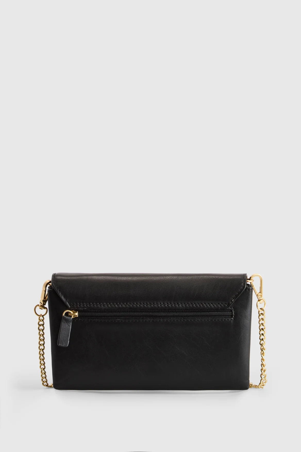 Lila Leather Chain Crossbody Purse - Image 3