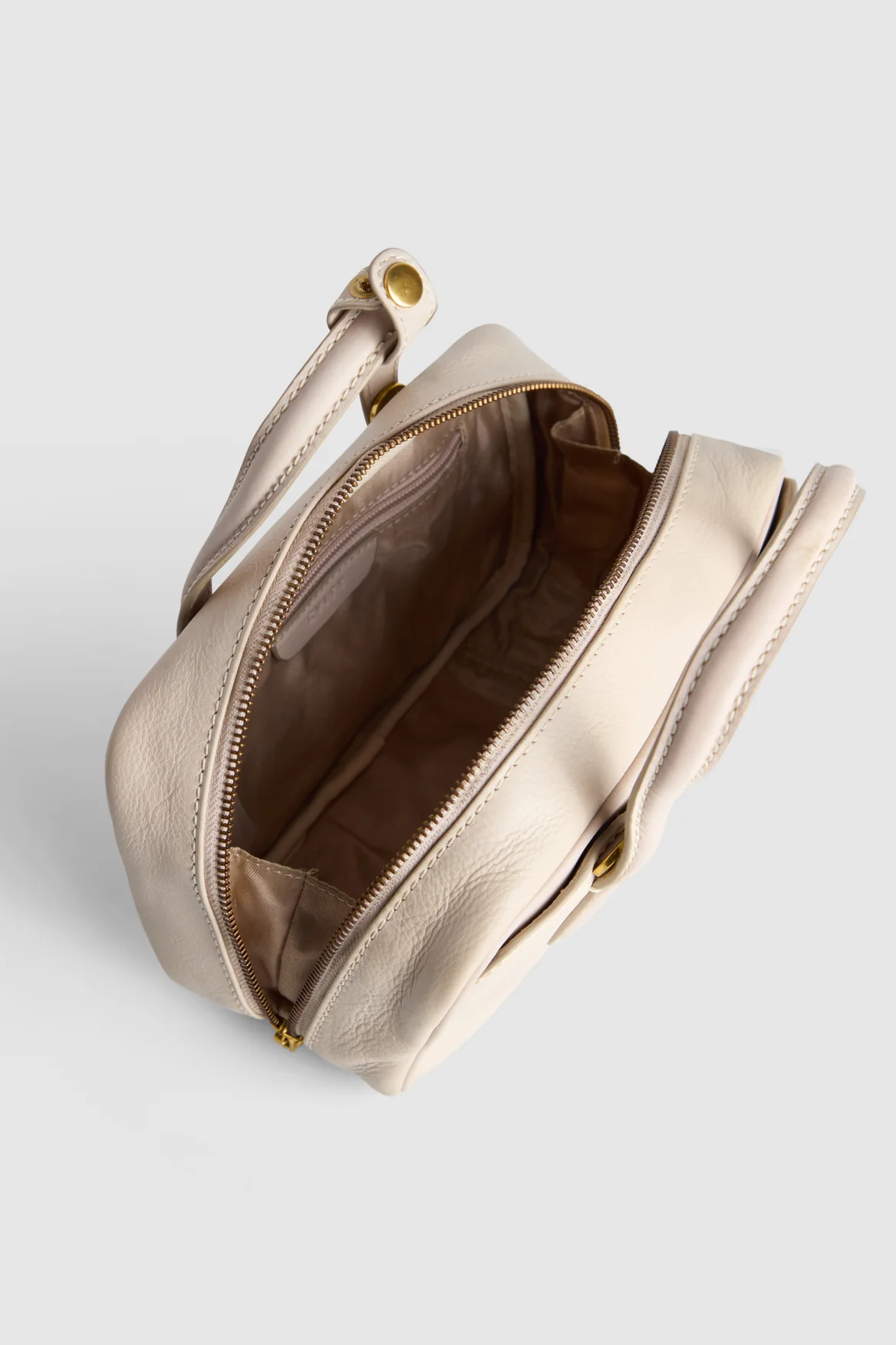 Lucia Leather Bowling Bag - Image 6