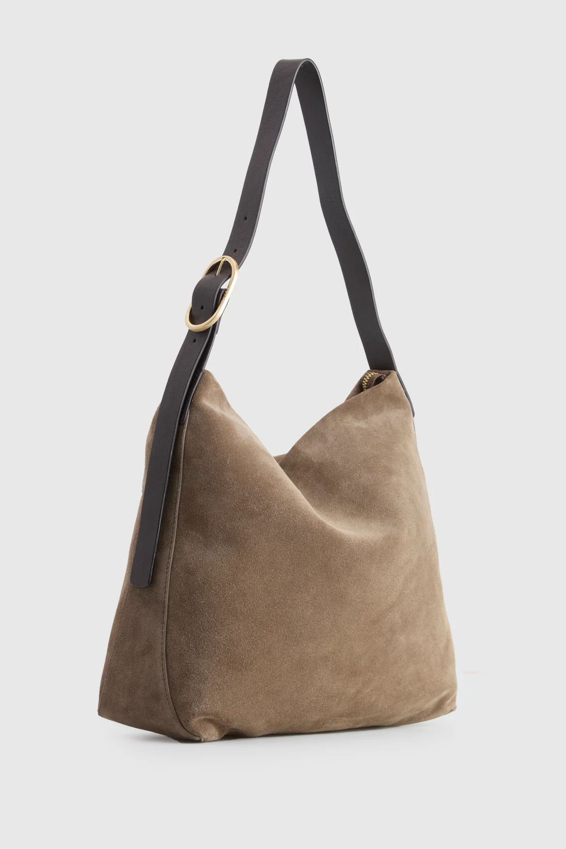 Malia Leather Suede Hobo Bag - Image 2