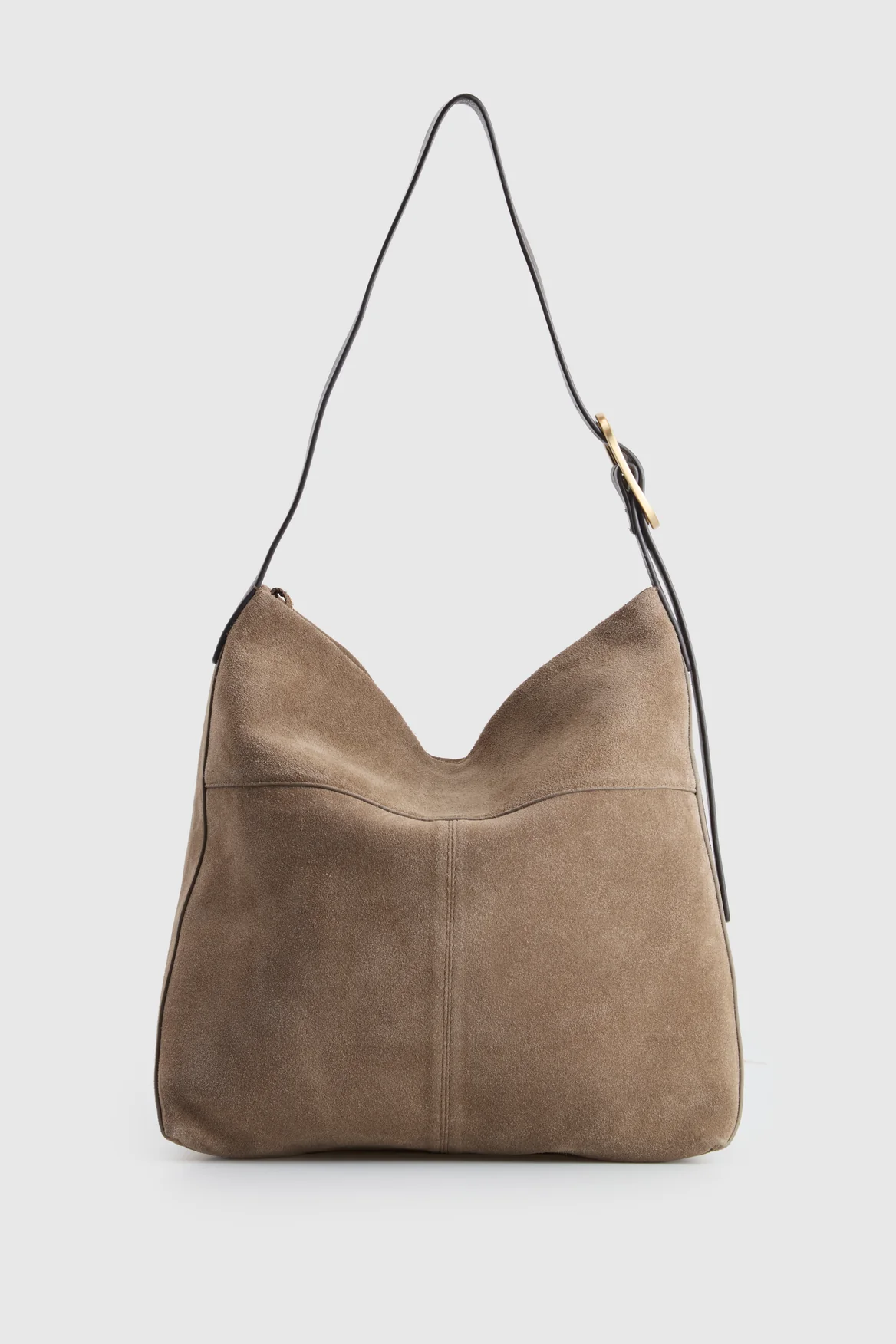 Malia Leather Suede Hobo Bag - Image 3
