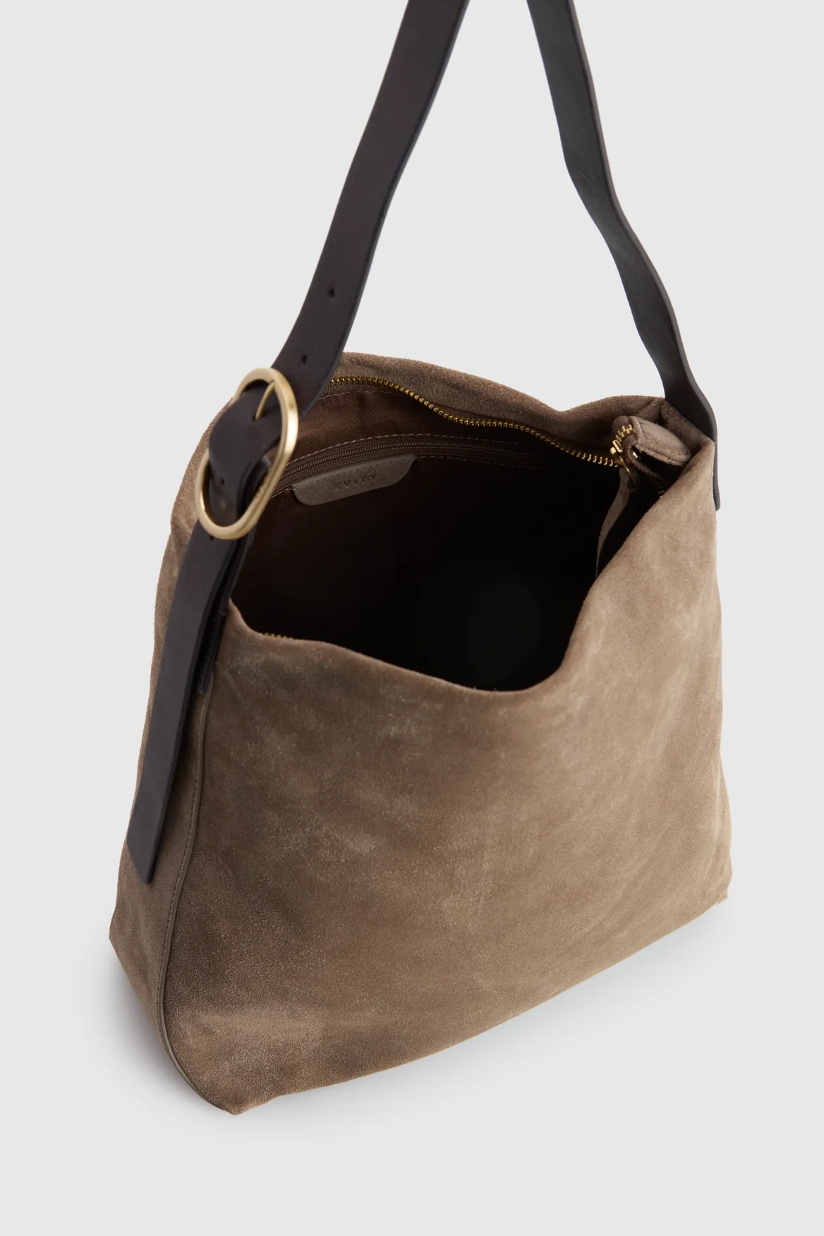Malia Leather Suede Hobo Bag - Image 4