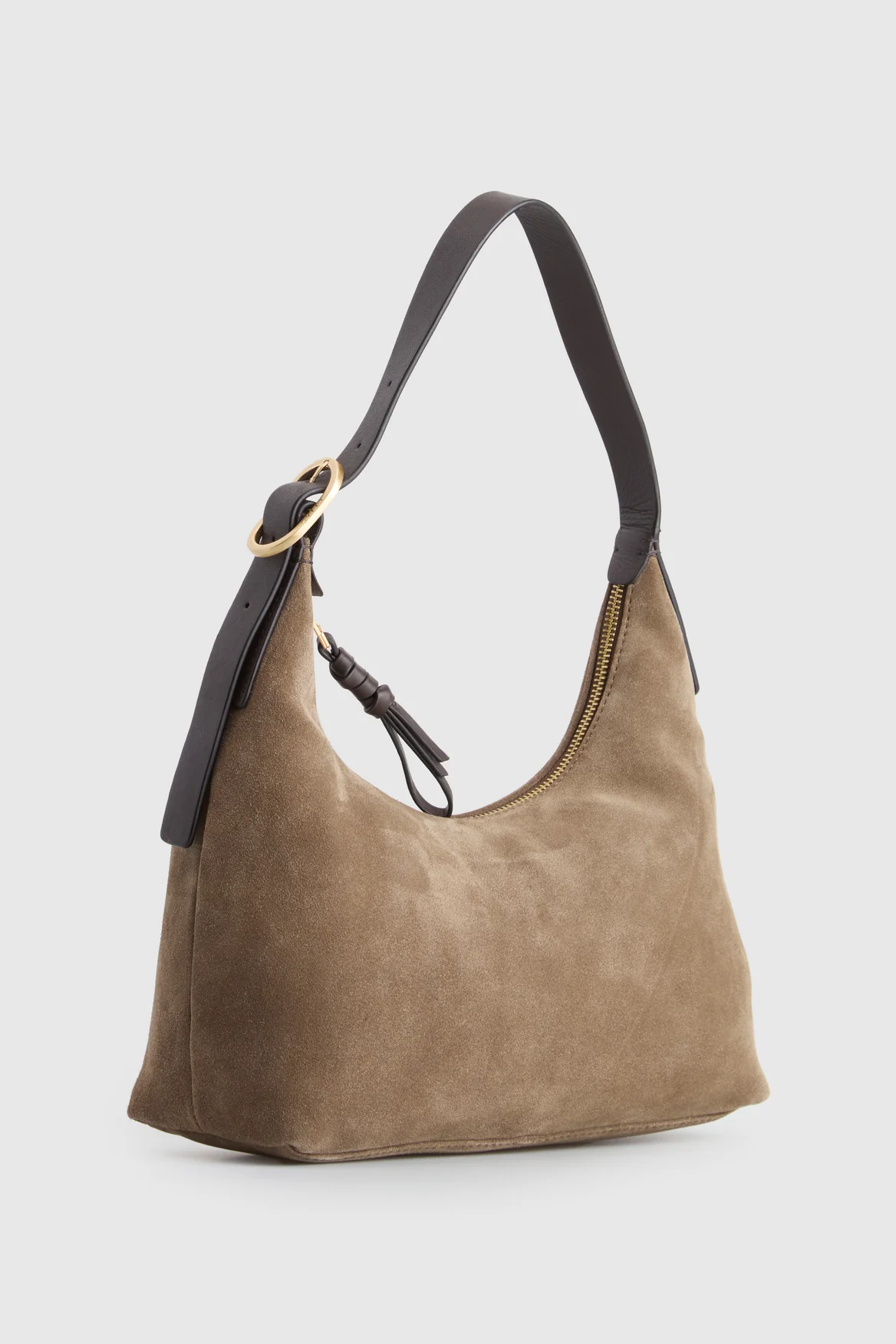 Malia Leather Suede Hobo Bag - Image 2