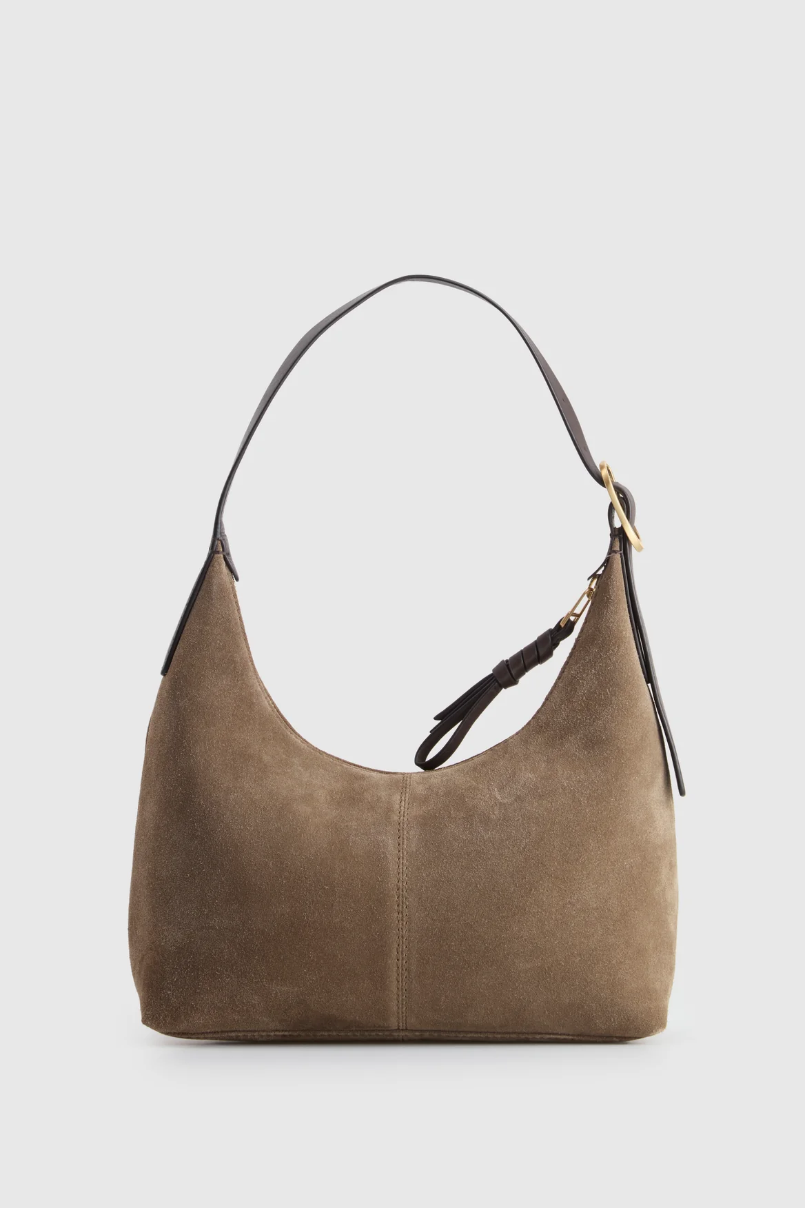 Malia Leather Suede Hobo Bag - Image 3