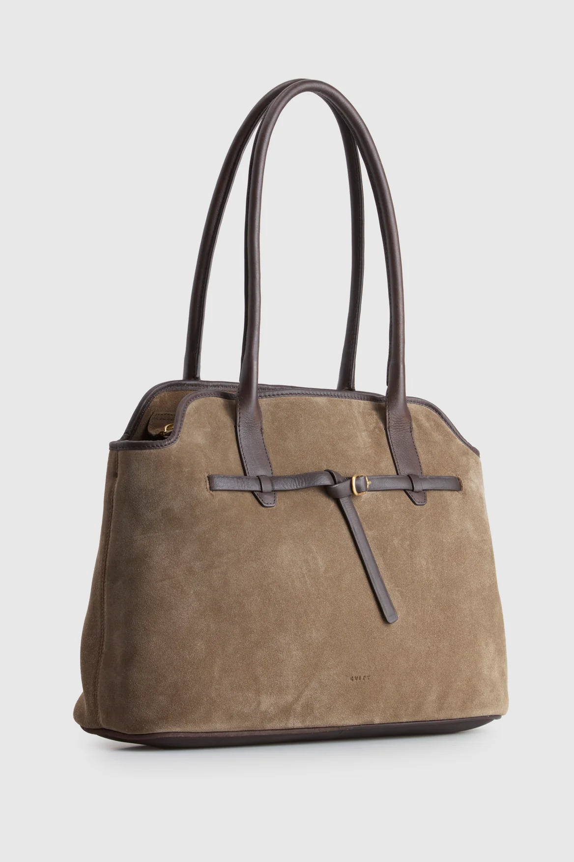 Malia Leather Suede Tote Bag - Image 2