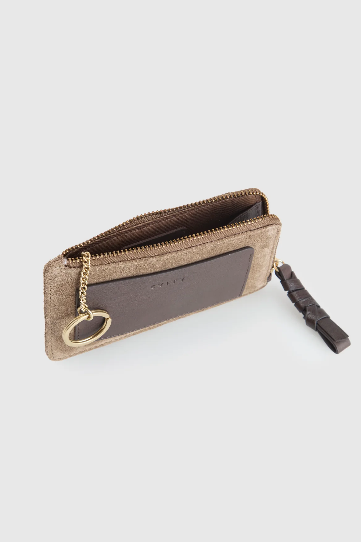 Malia Suede Card Holder Wallet - Image 3