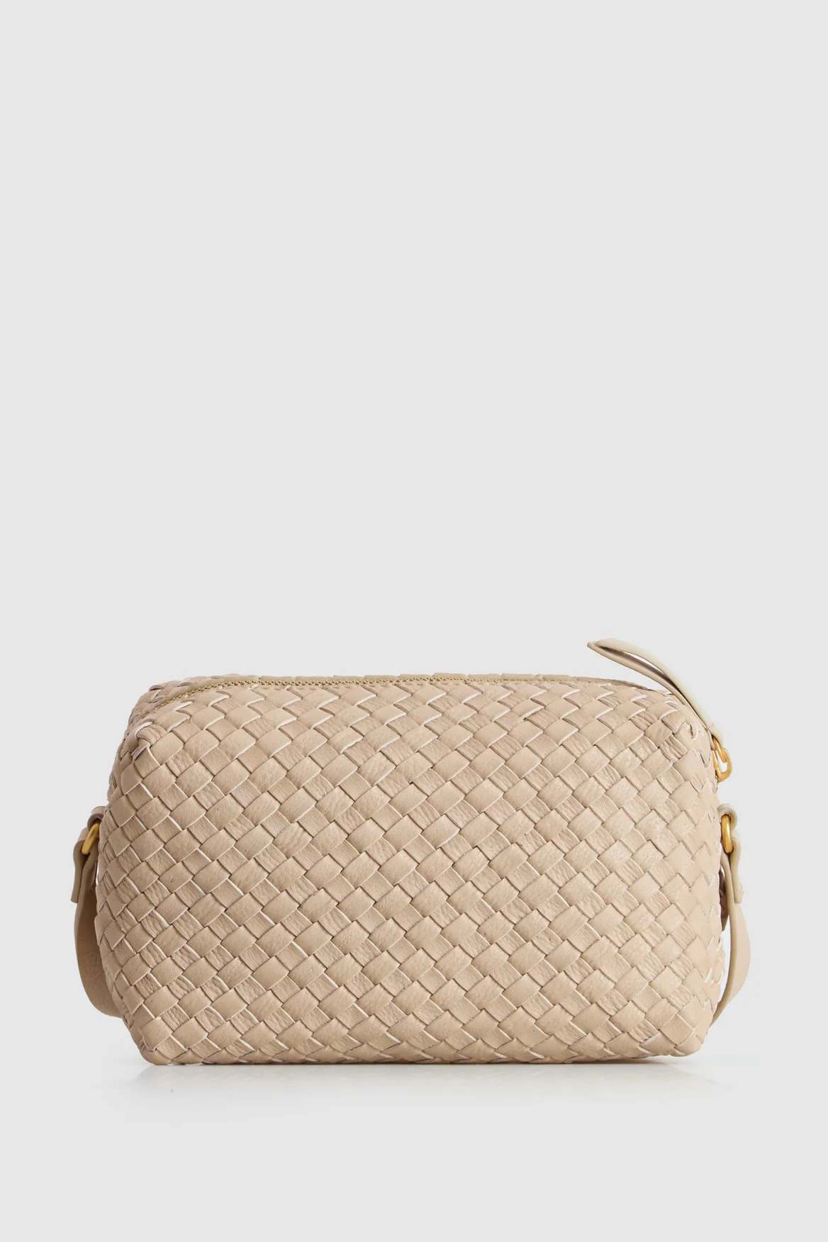 Margo Leather Weave Crossbody Bag - Image 5