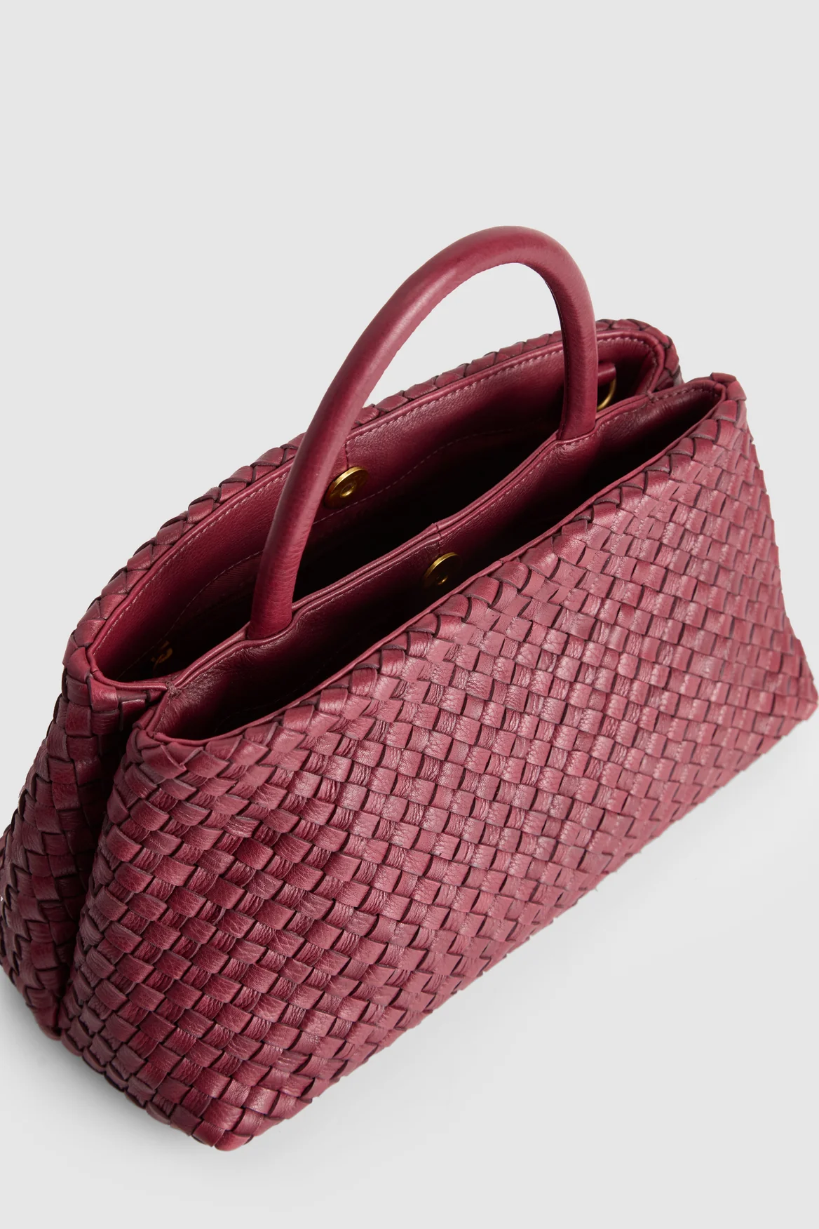 Margo Leather Weave Shopper Bag - Image 5