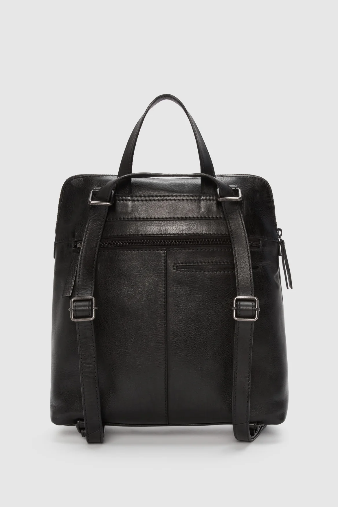 Maya Leather Convertible Backpack - Image 2
