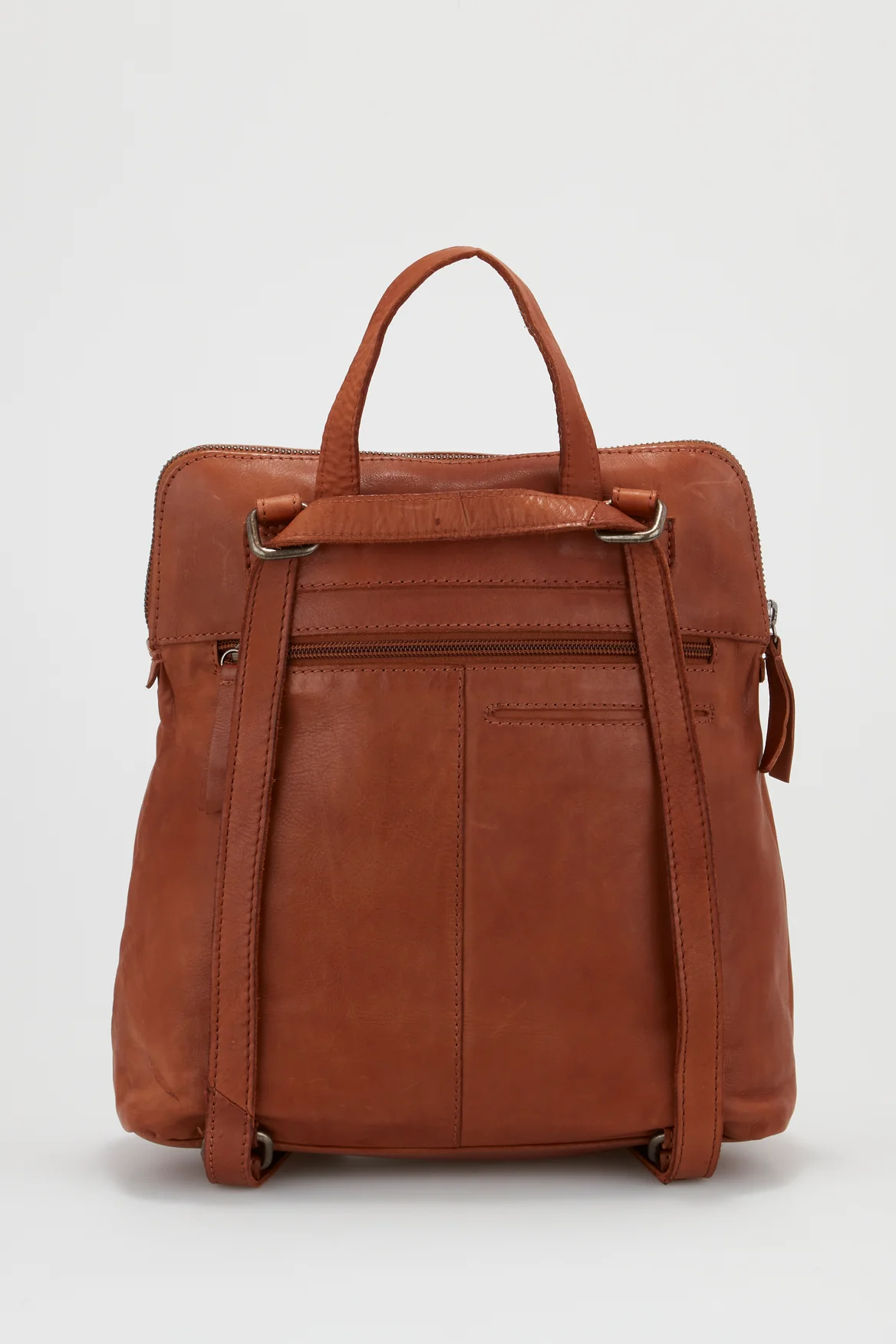 Maya Leather Convertible Backpack - Image 2