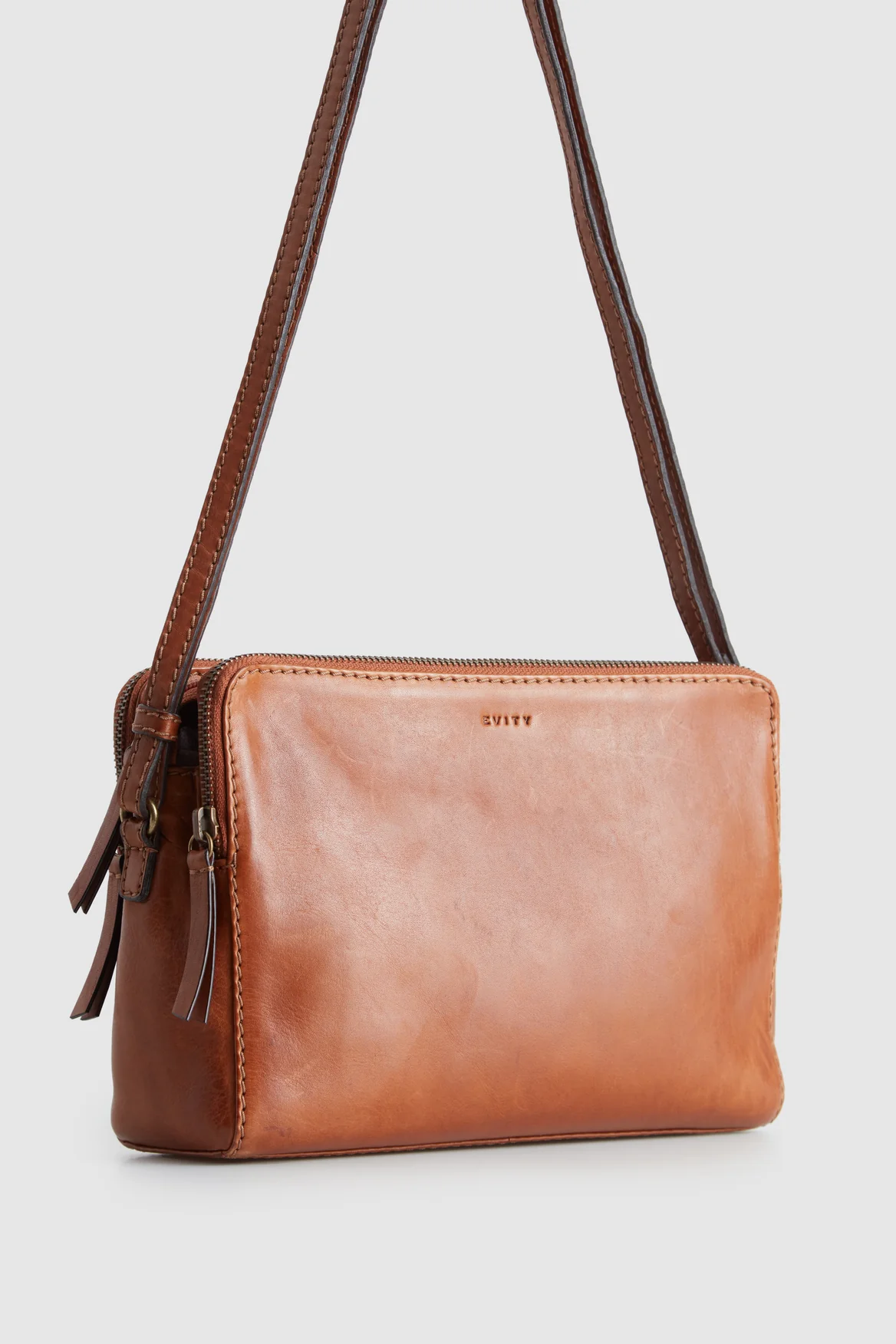 Maya Leather Crossbody Bag - Image 3