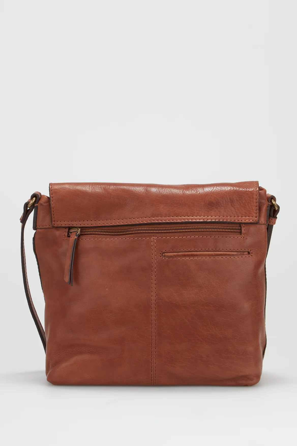 Maya Leather Flap Crossbody Bag - Image 2