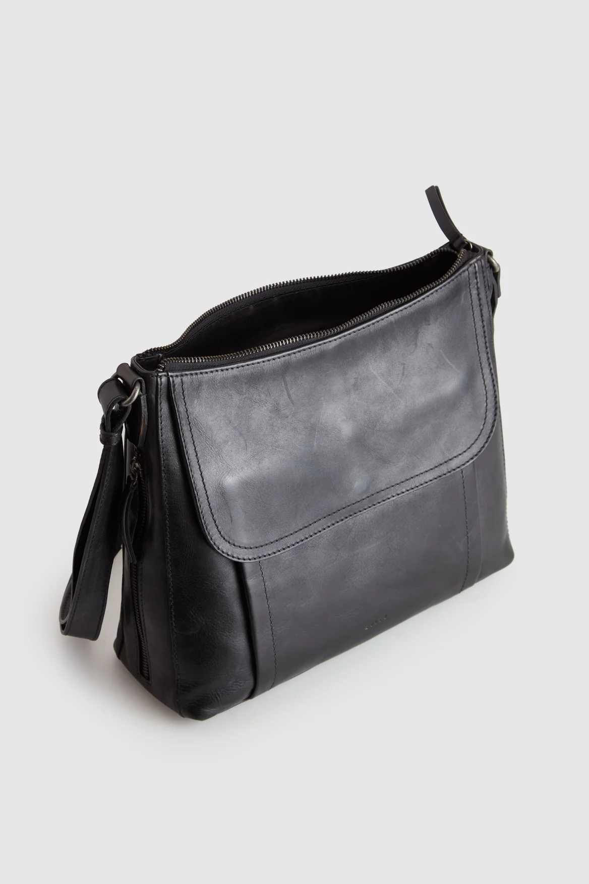 Maya Leather Large Crossbody Bag - Image 4