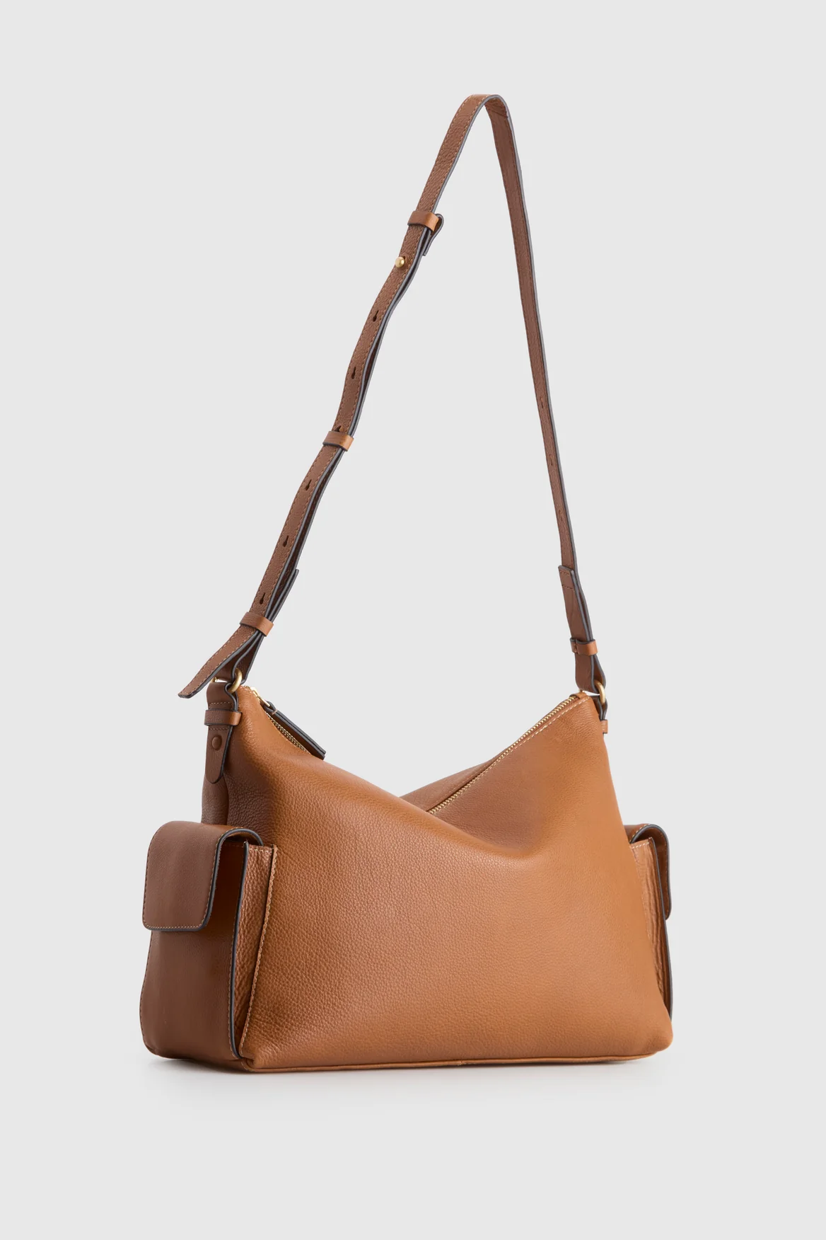 Narda Leather Large Crossbody Bag - Image 2