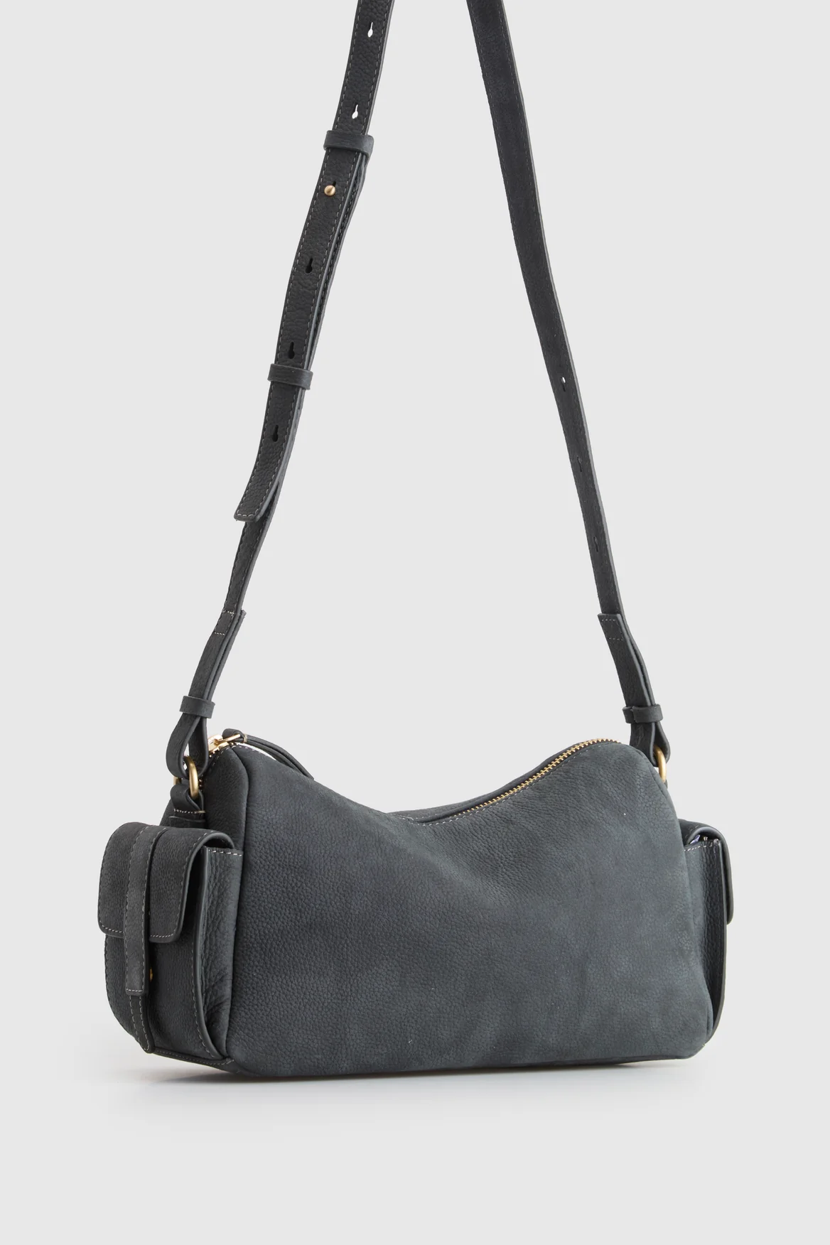 Narda Leather Pocket Crossbody Bag - Image 2