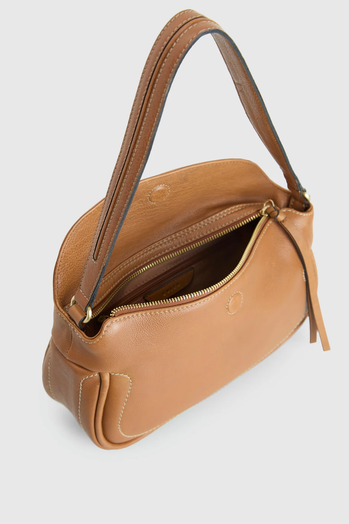 Narda Leather Shoulder Bag - Image 4