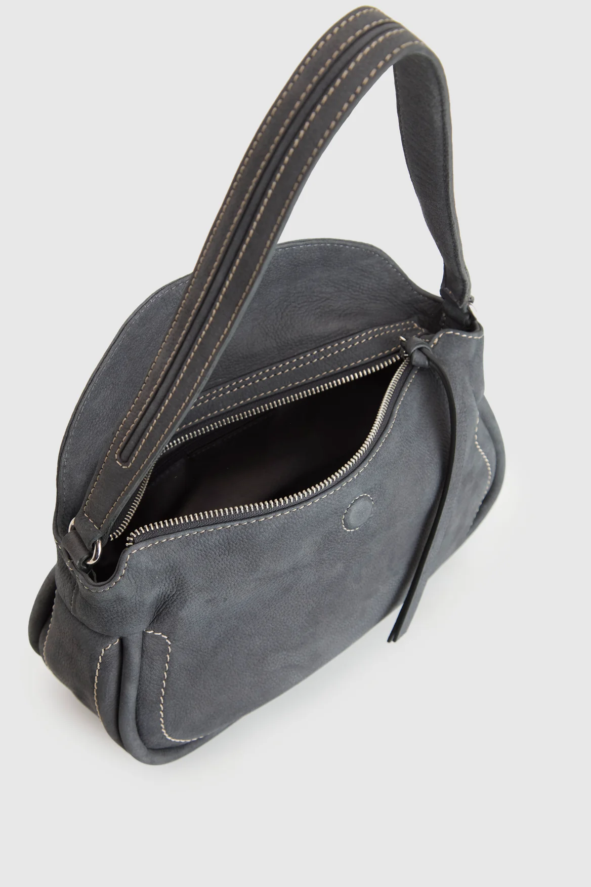 Narda Nubuck Leather Shoulder Bag - Image 4