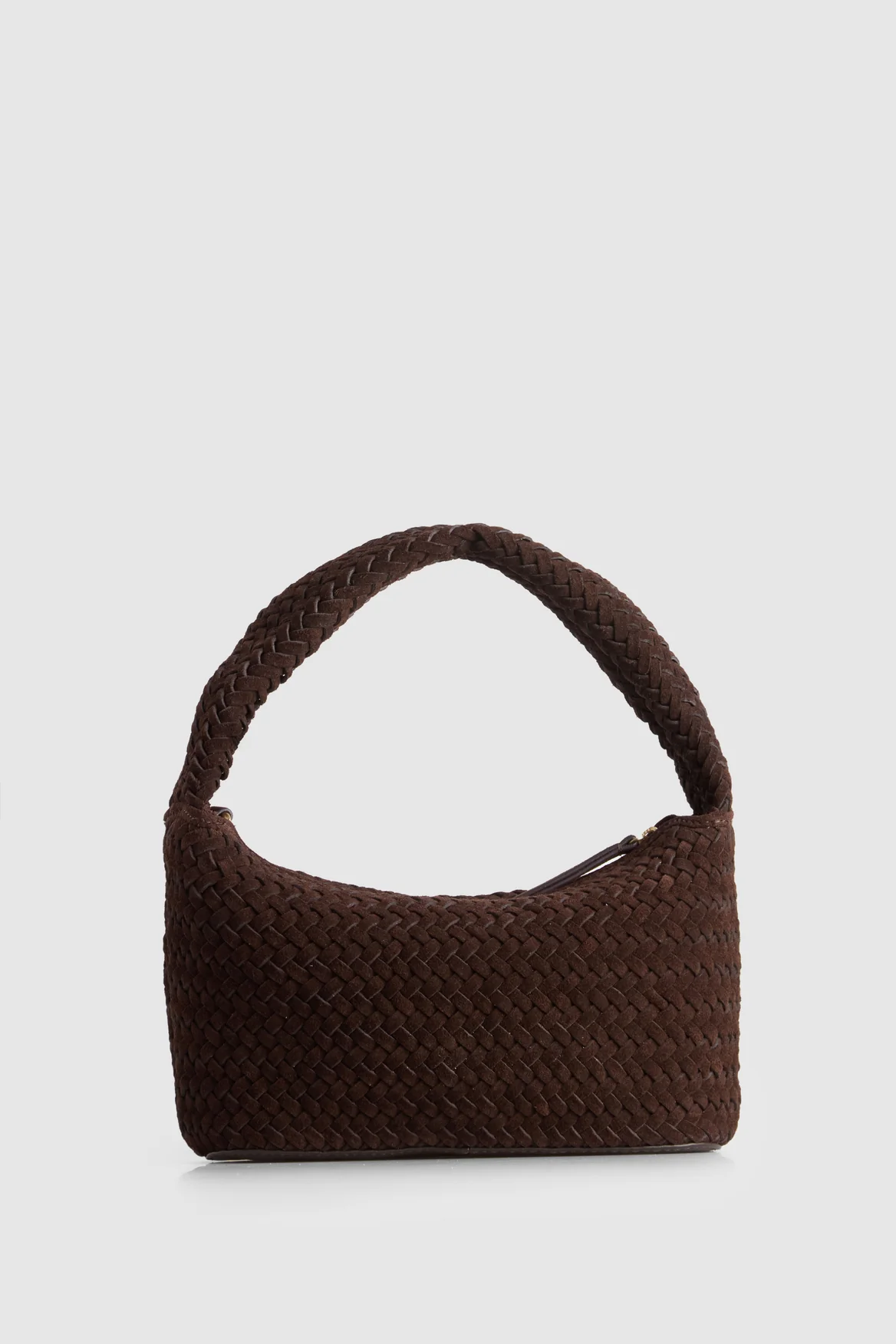 Nina Leather Weave Shoulder Bag - Image 3
