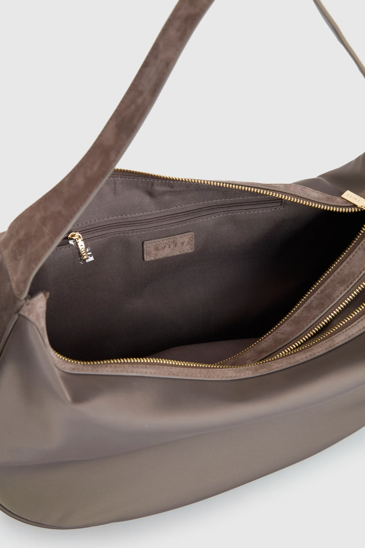 Noemie Leather Trim Shoulder Bag - Image 4