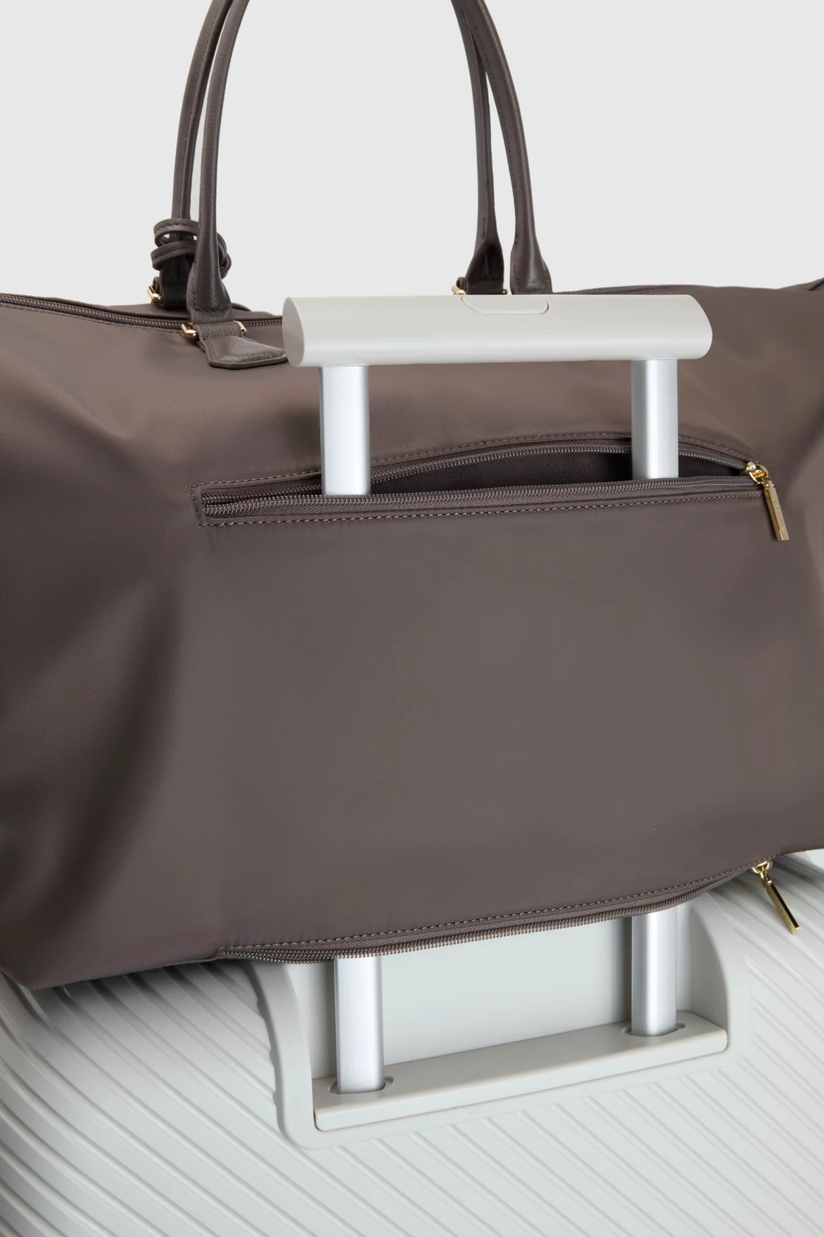 Noosa Leather Trim Travel Tote Bag - Image 4