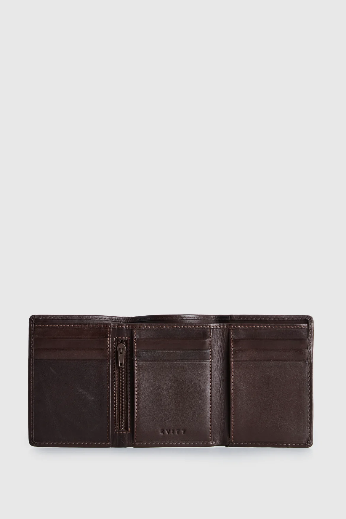 RFID Caleb Leather Trifold Wallet - Image 3