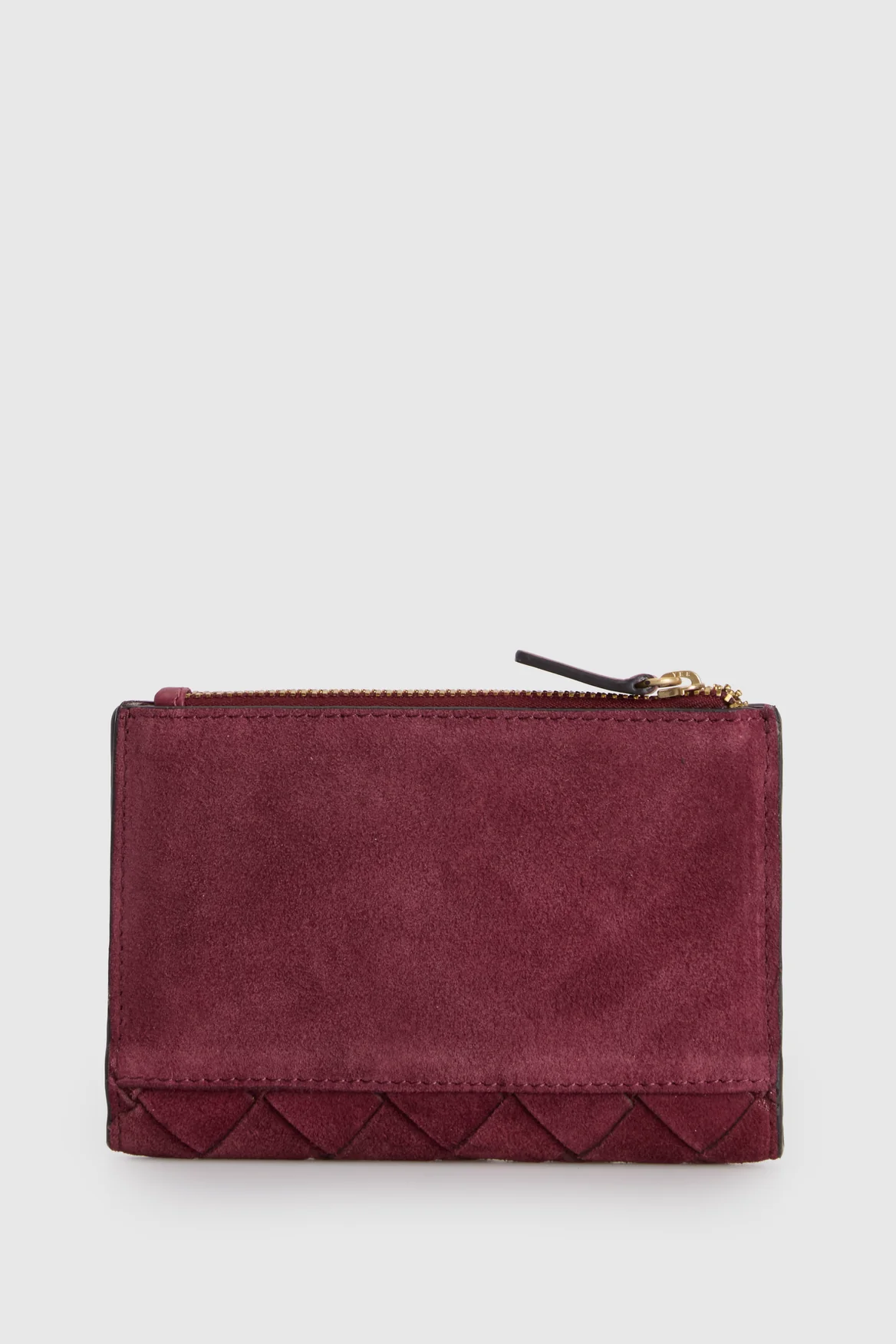 RFID Ines Suede Weave Med Wallet - Image 2