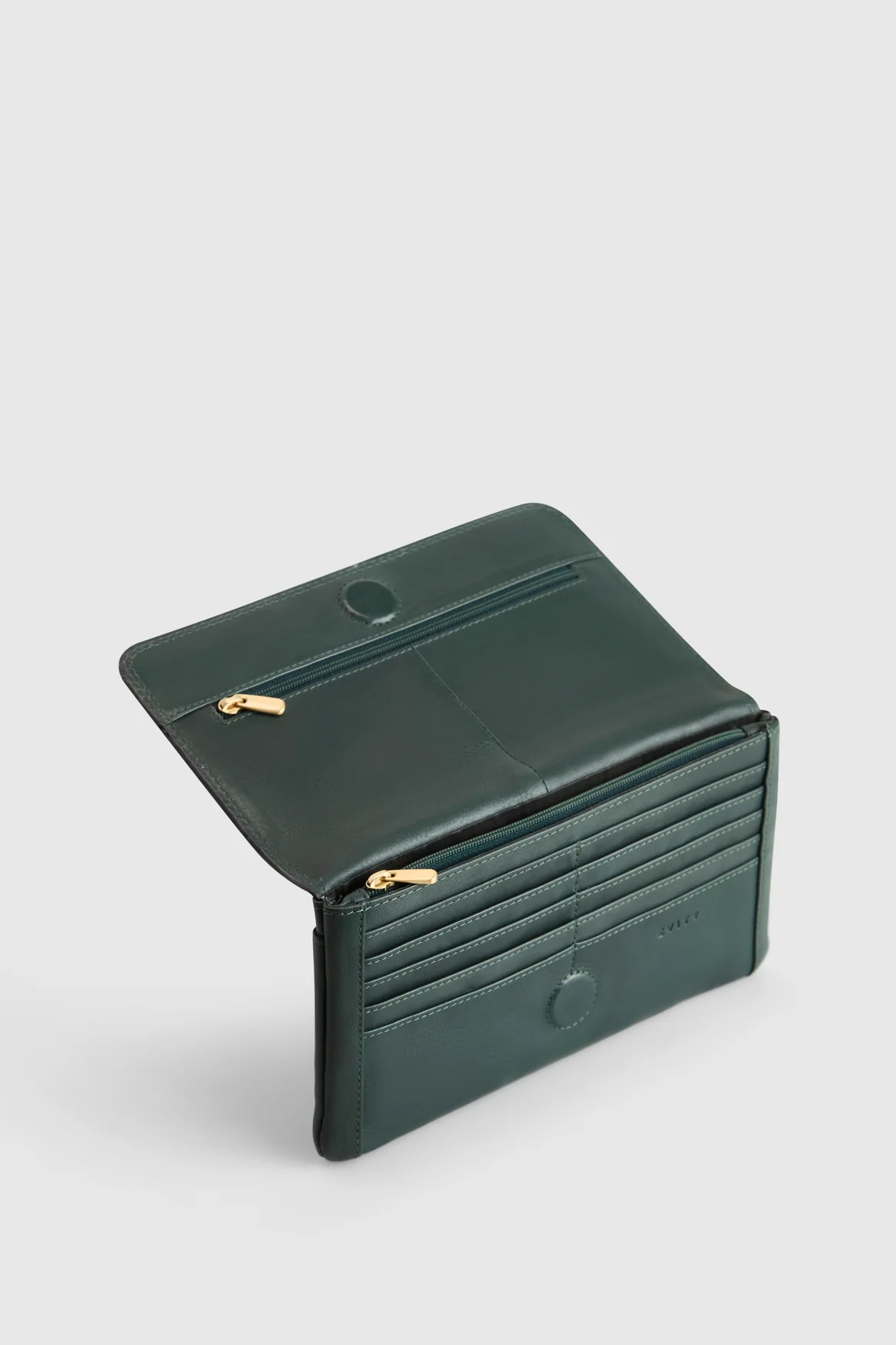 RFID Maya Leather Large Clutch - Image 3